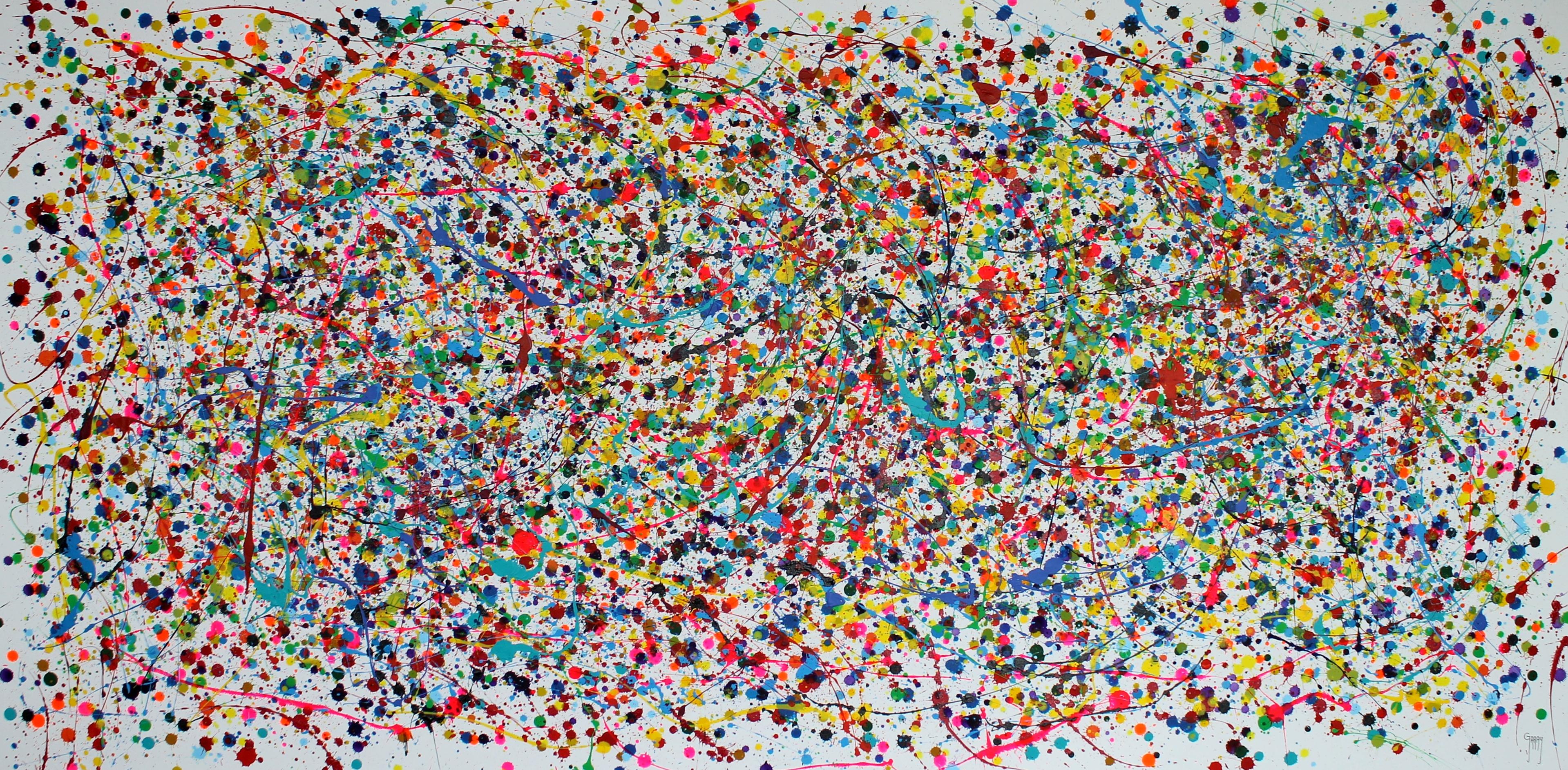 Juan Jose Garay Abstract Painting - Abstract Status Quo 