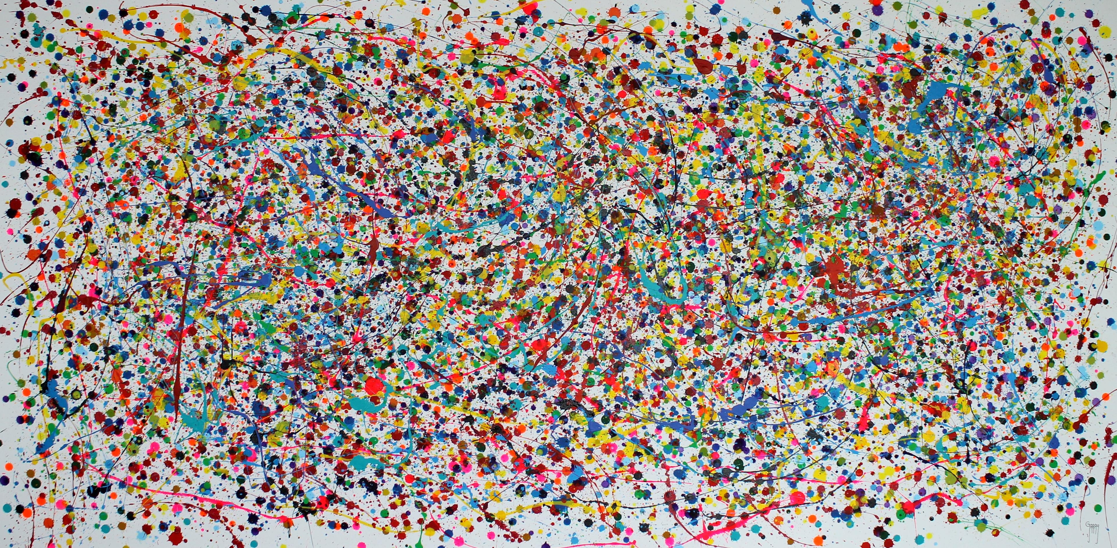 Juan Jose Garay Abstract Painting - Abstract Status Quo