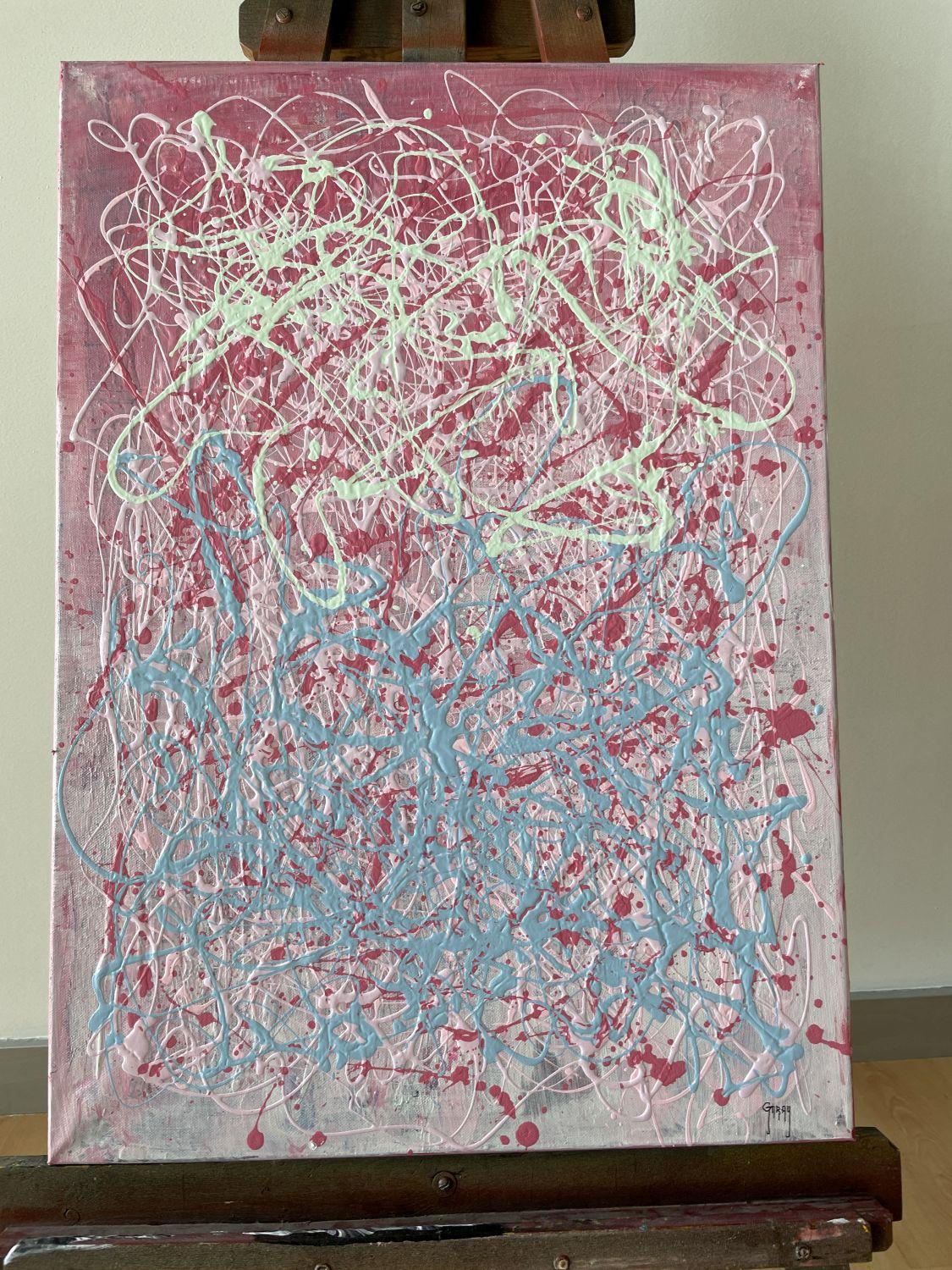 Abstrakt Sommer A2 (Abstrakter Expressionismus), Painting, von Juan Jose Garay