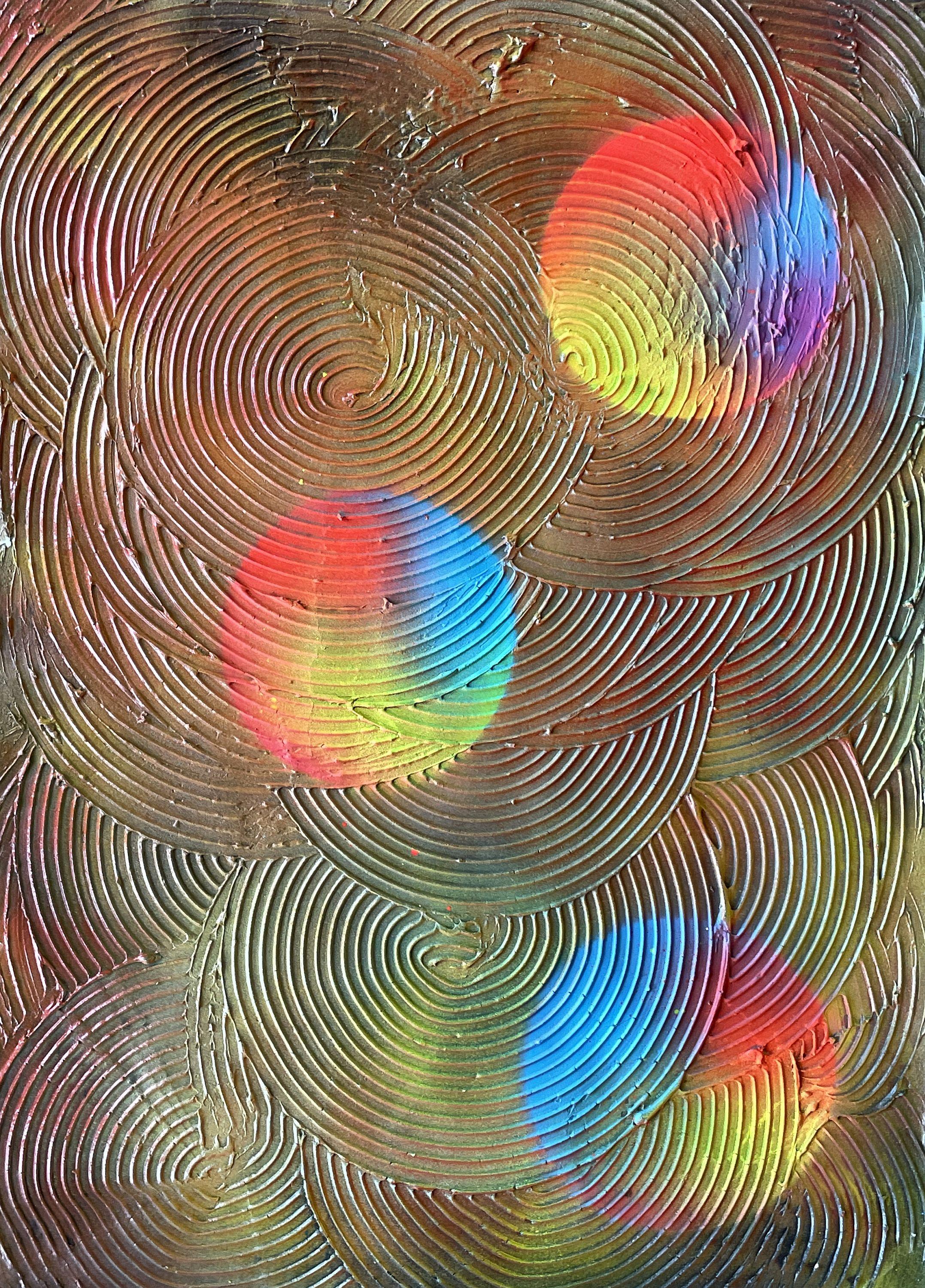 Abstract Transformation Circle 001 - Painting by Juan Jose Garay