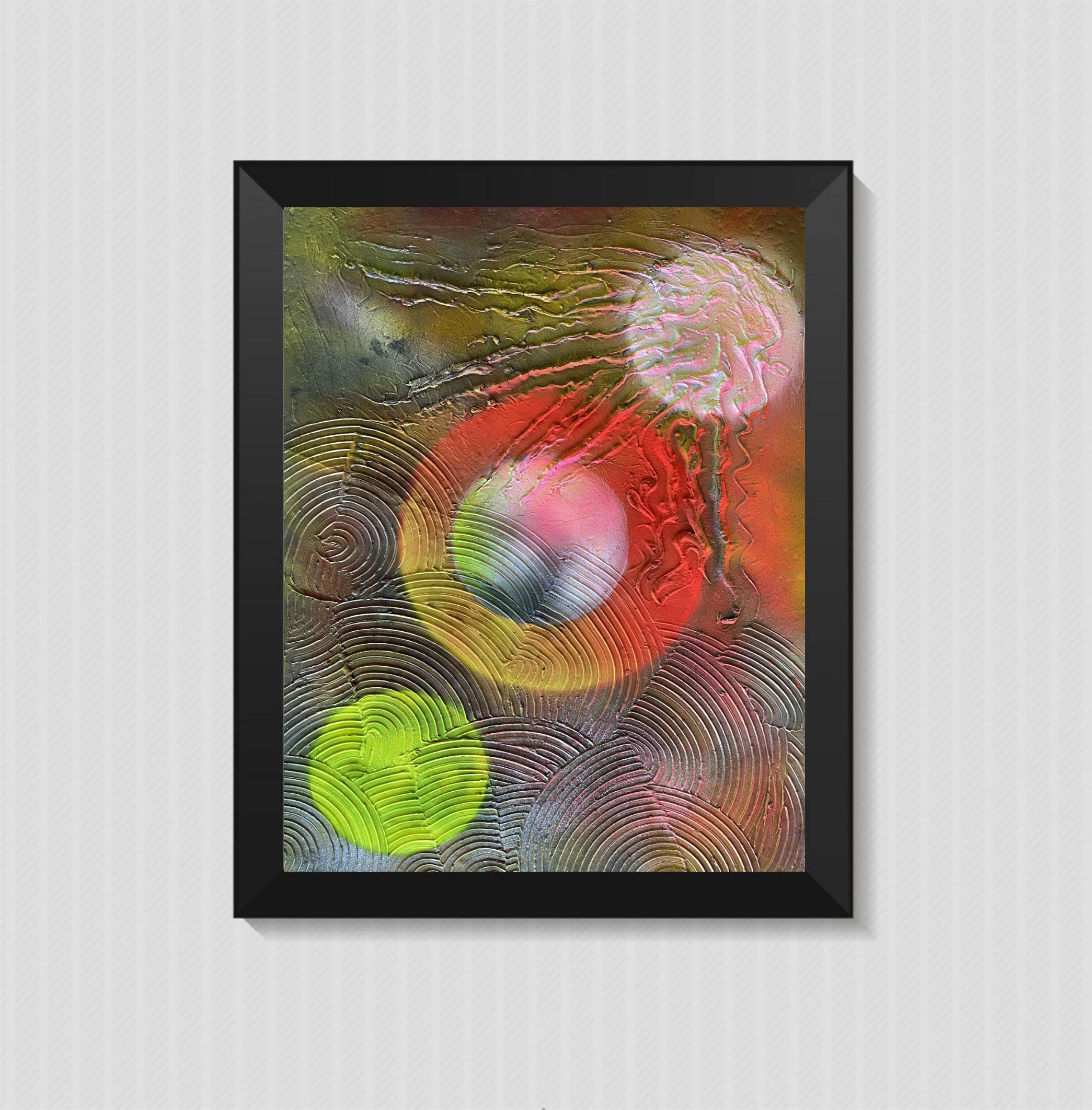 Juan Jose Garay Interior Painting - Abstract Transformation Circle 012