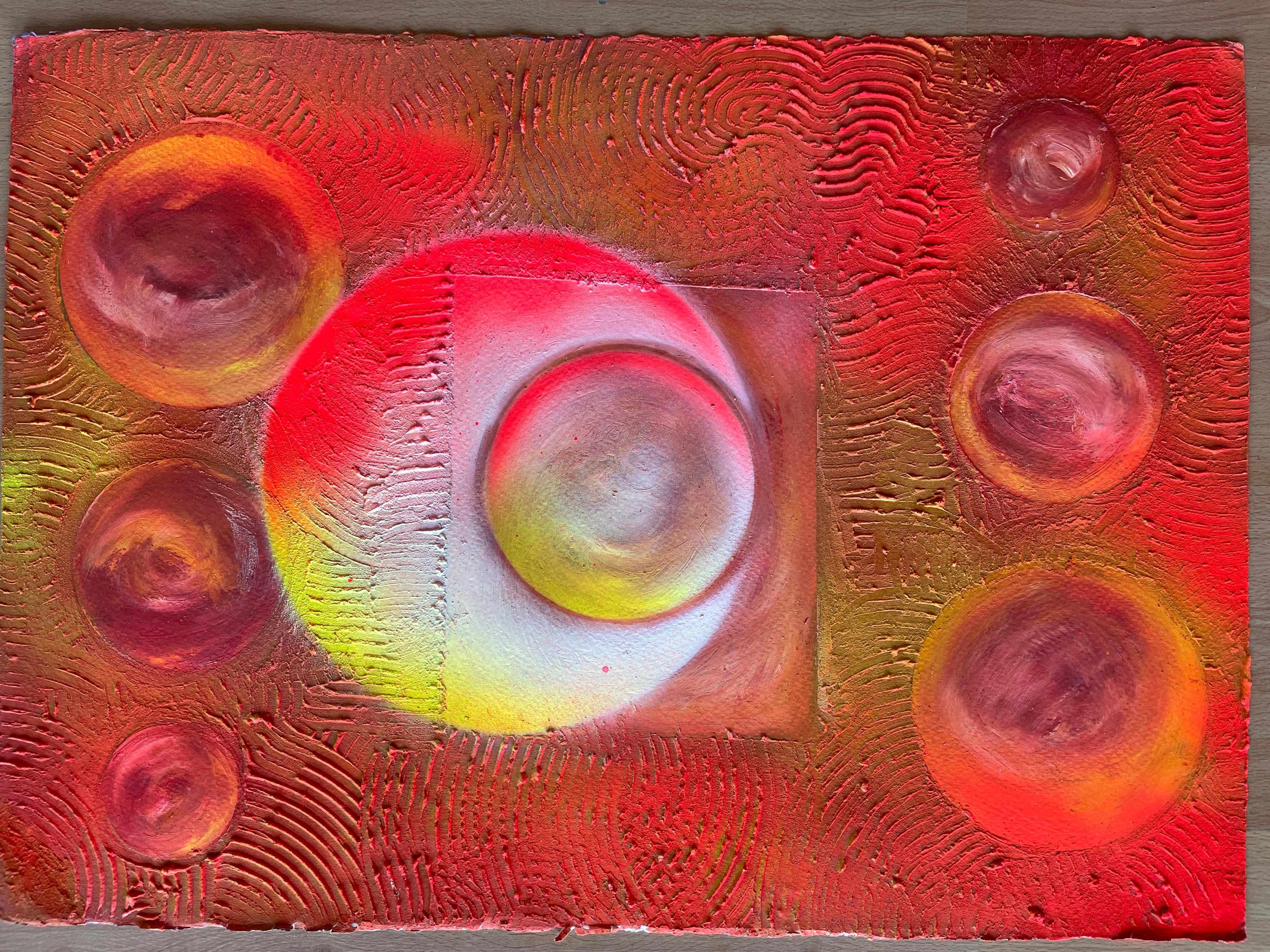 Abstrakter Transformationskreis 014 (Grau), Abstract Painting, von Juan Jose Garay