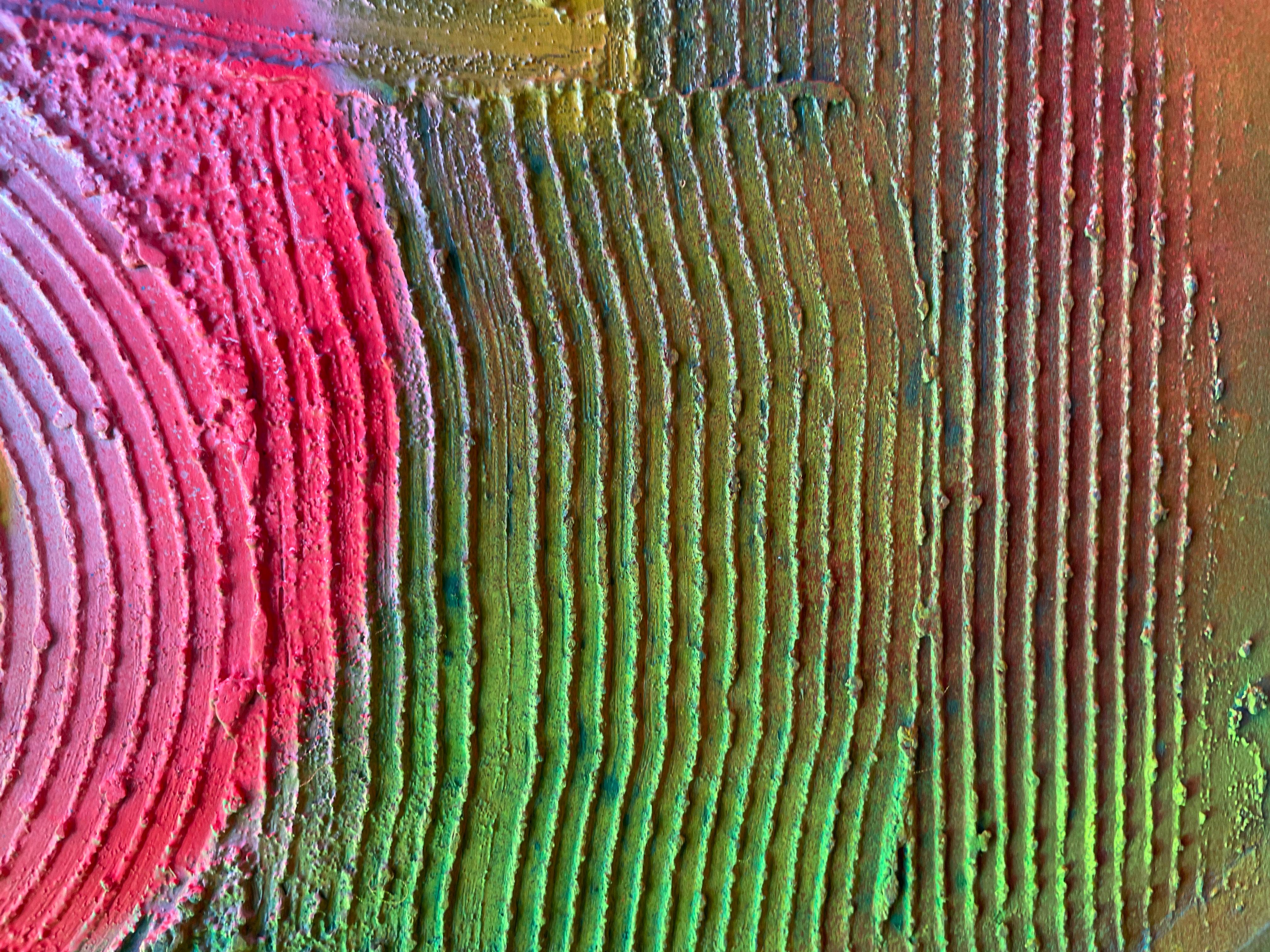 Cercle de transformation abstrait 017 en vente 8