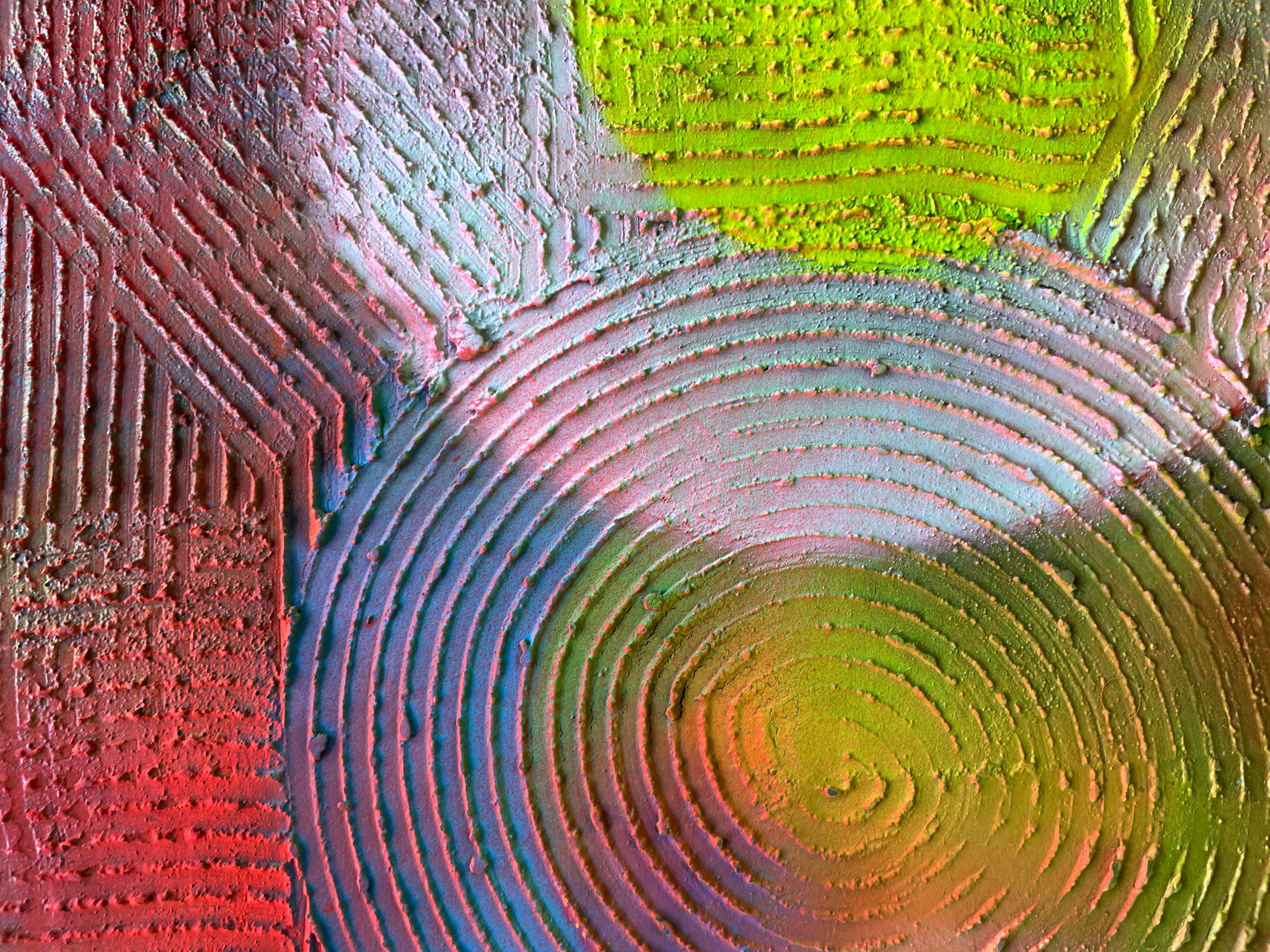 Cercle de transformation abstrait 019 en vente 3