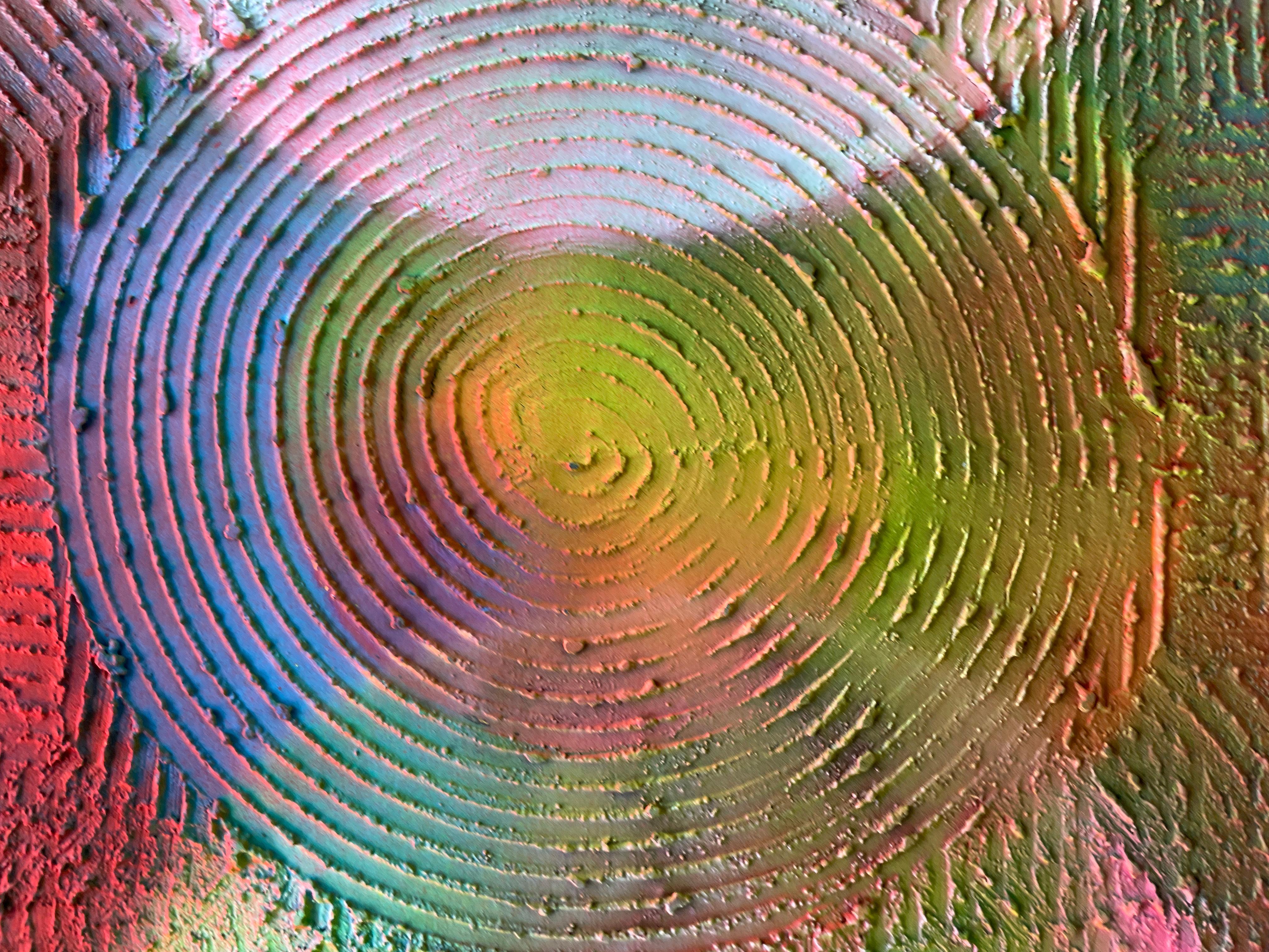 Cercle de transformation abstrait 019 en vente 4