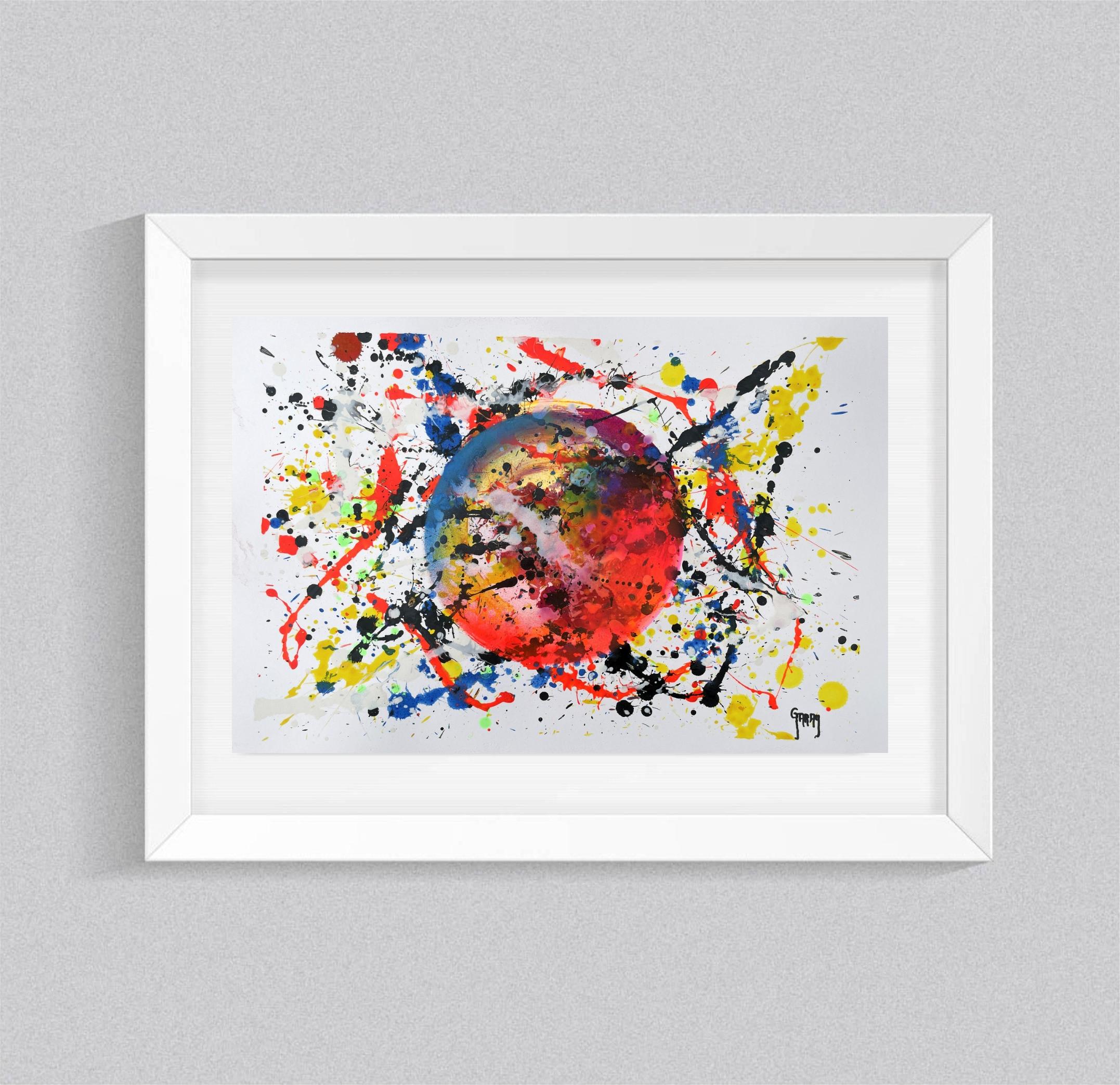 Ave Fenix 002 (Abstrakter Expressionismus), Painting, von Juan Jose Garay