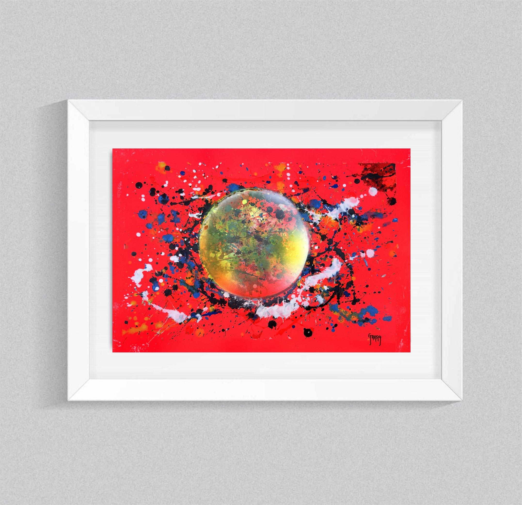 Ave Fenix 003 (Abstrakter Expressionismus), Painting, von Juan Jose Garay