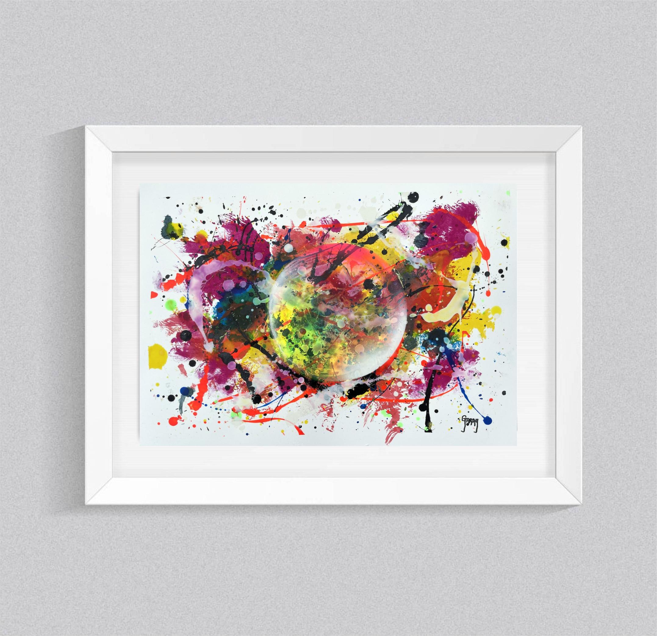 Ave Fenix 004 (Abstrakter Expressionismus), Painting, von Juan Jose Garay