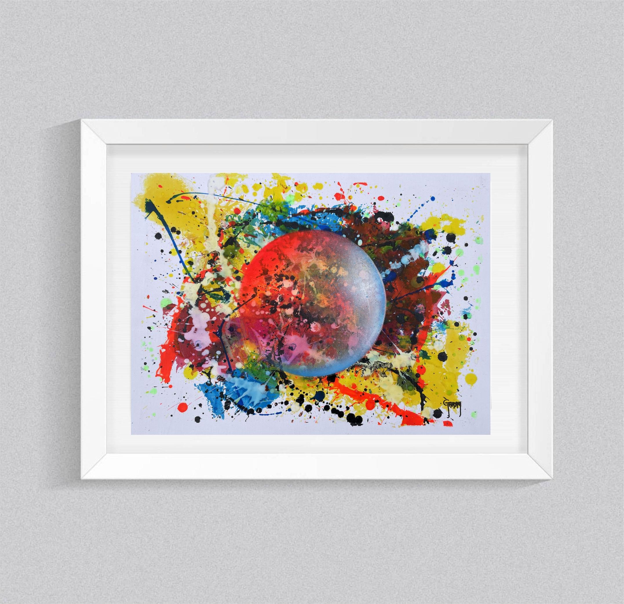 Juan Jose Garay Abstract Painting – Ave Fenix 009