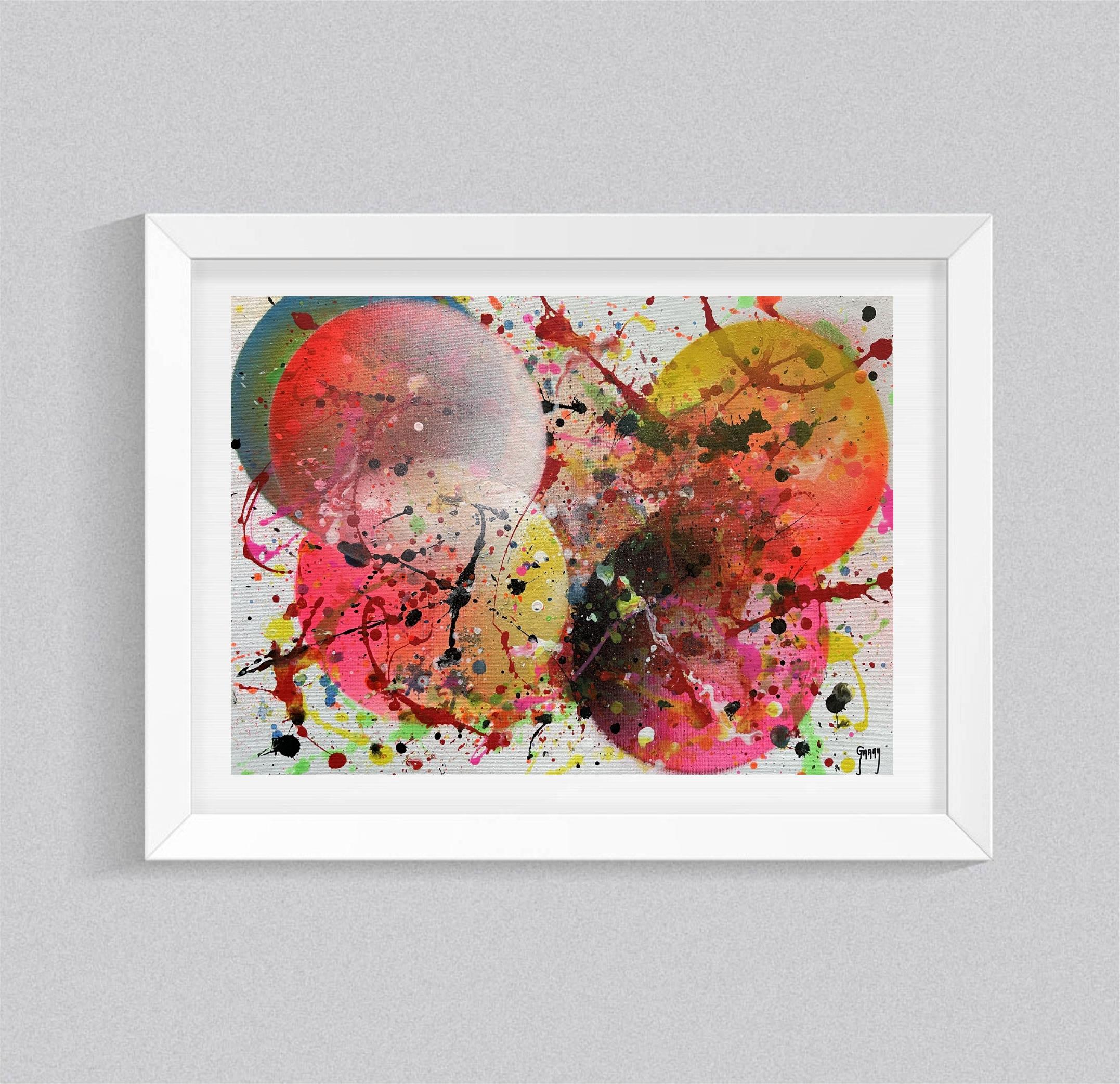 Ave Fenix 011 (Abstrakter Expressionismus), Painting, von Juan Jose Garay