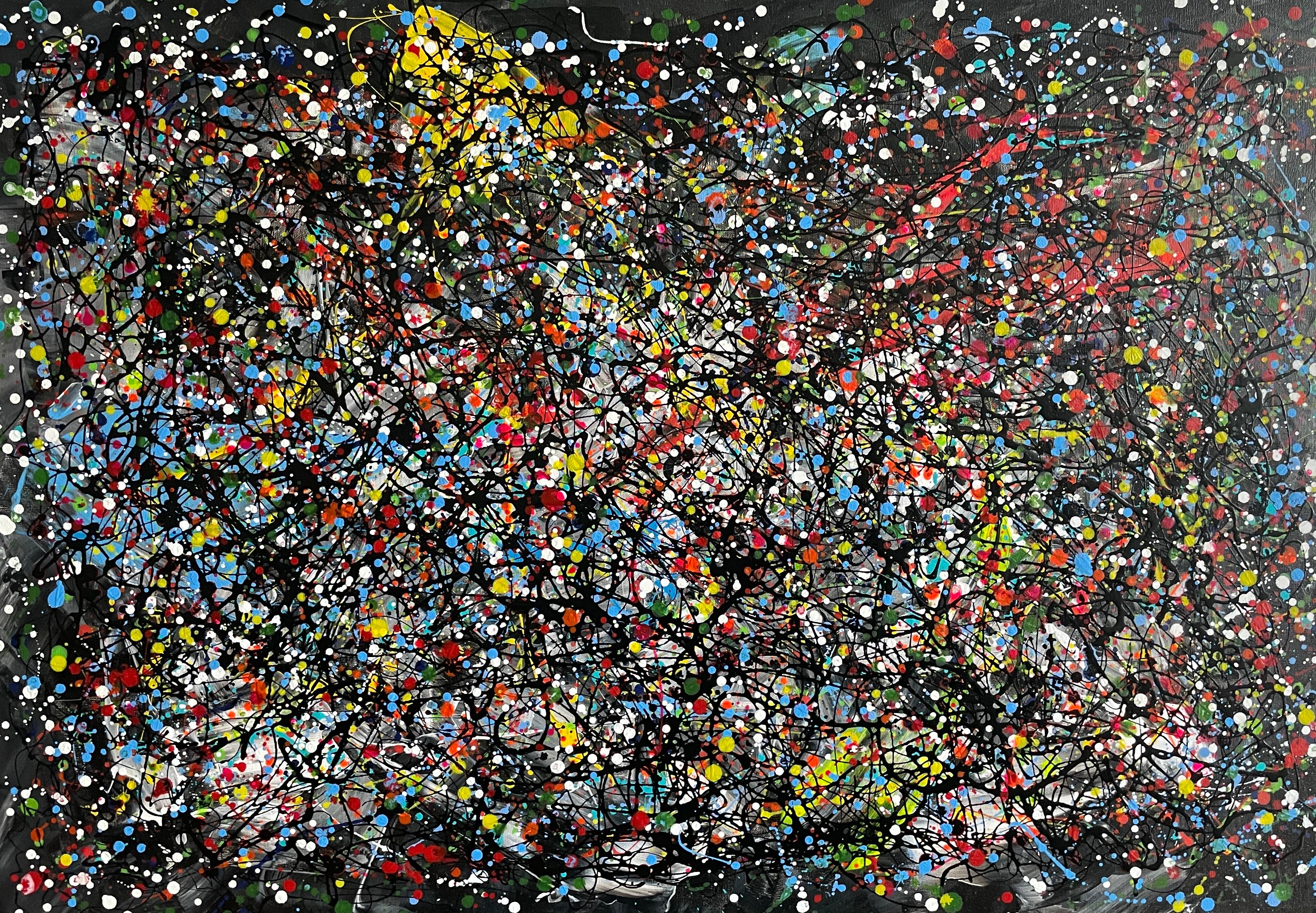 Juan Jose Garay Interior Painting - Black Darkness of Passion