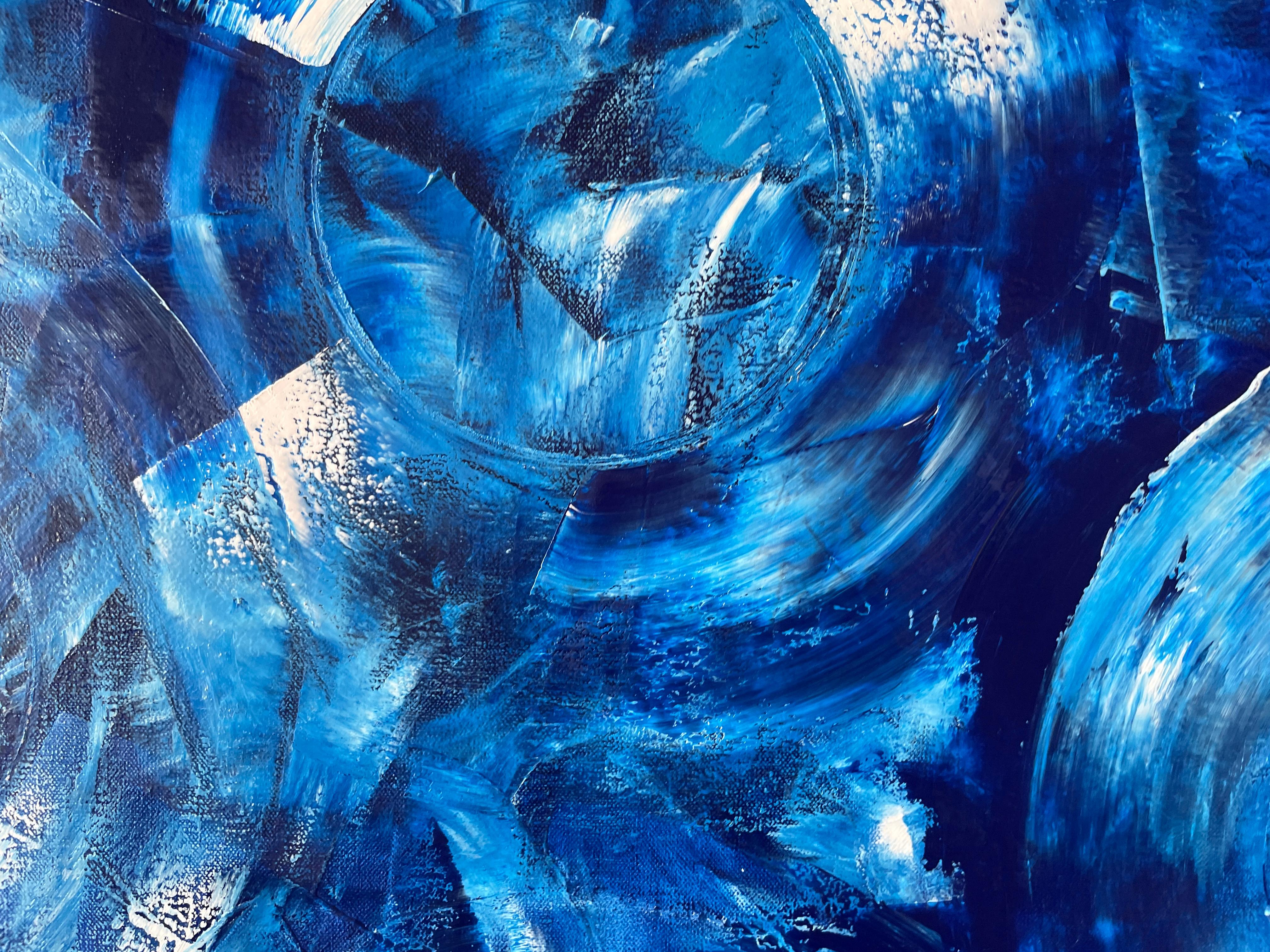 Cercle de paix bleu en vente 5
