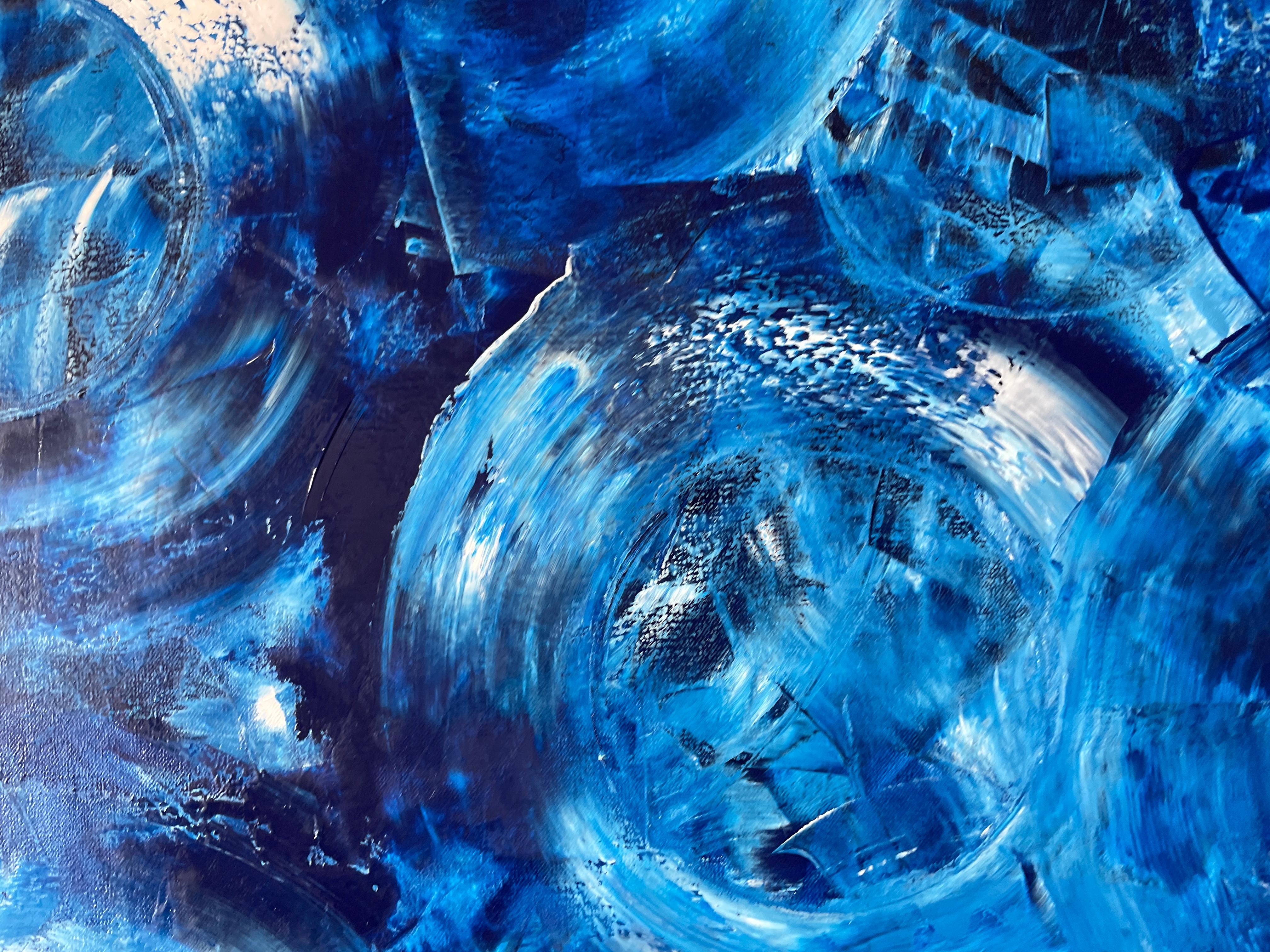 Cercle de paix bleu en vente 7
