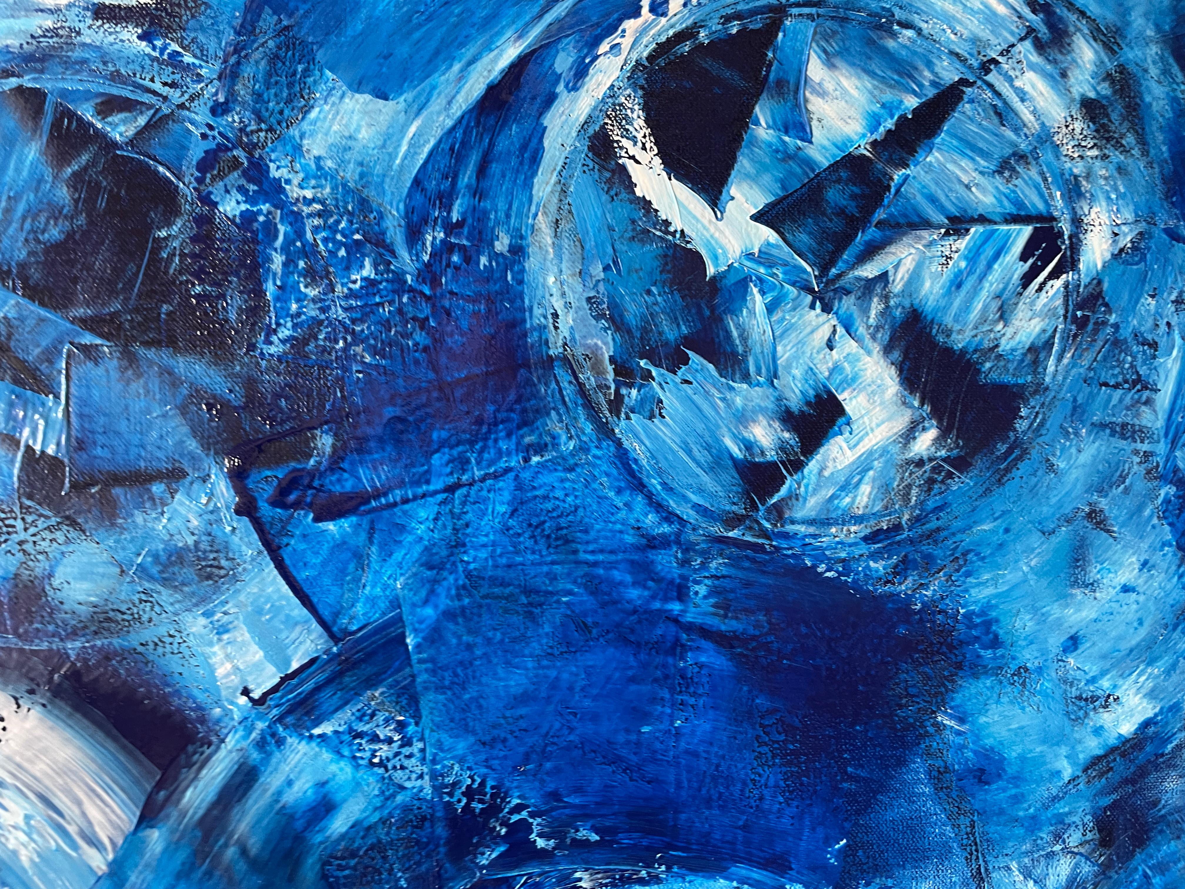Cercle de paix bleu en vente 9