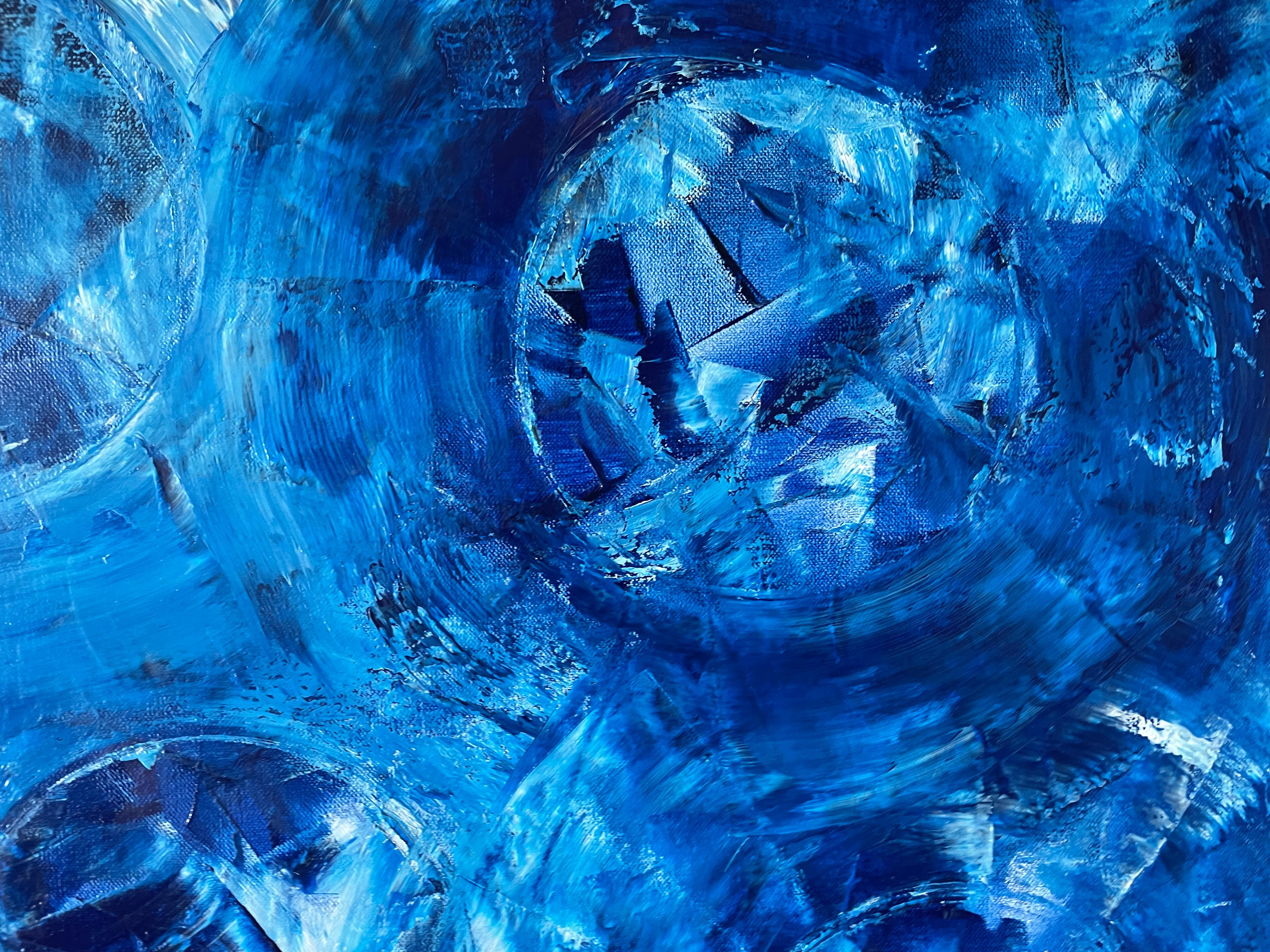Cercle de paix bleu en vente 11