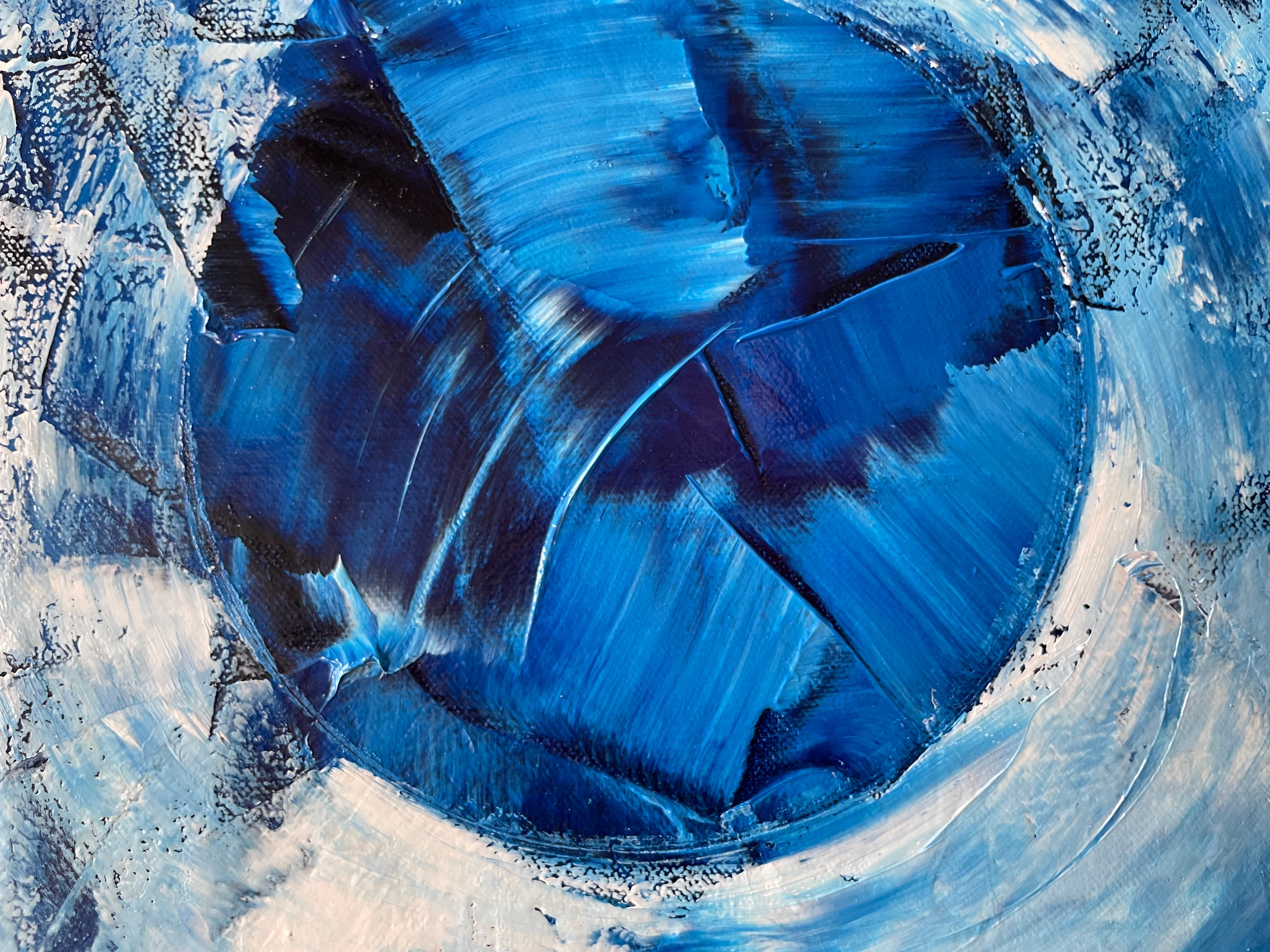 Cercle de paix bleu en vente 1