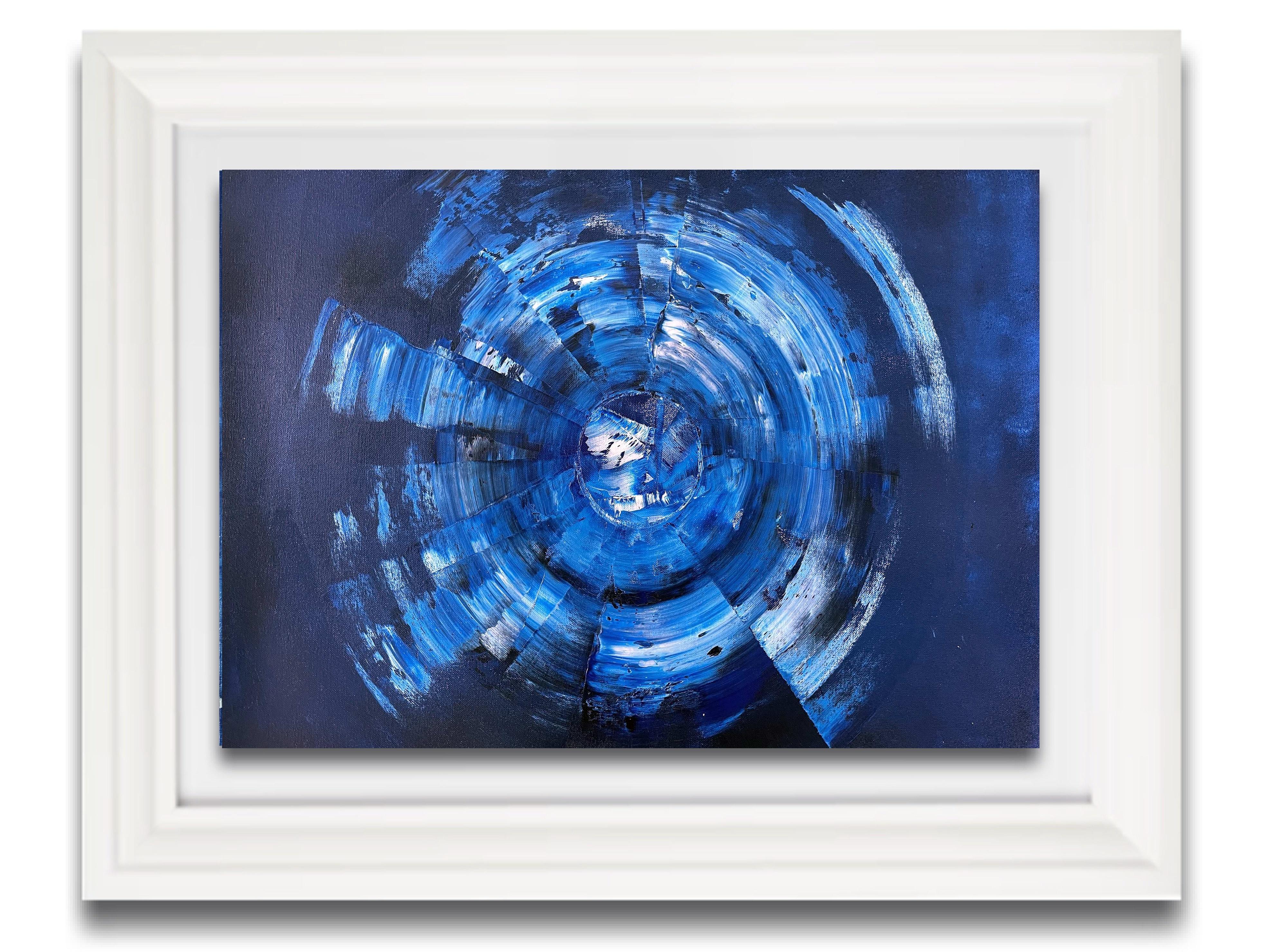 Juan Jose Garay Interior Painting – Blau kosmisch 05