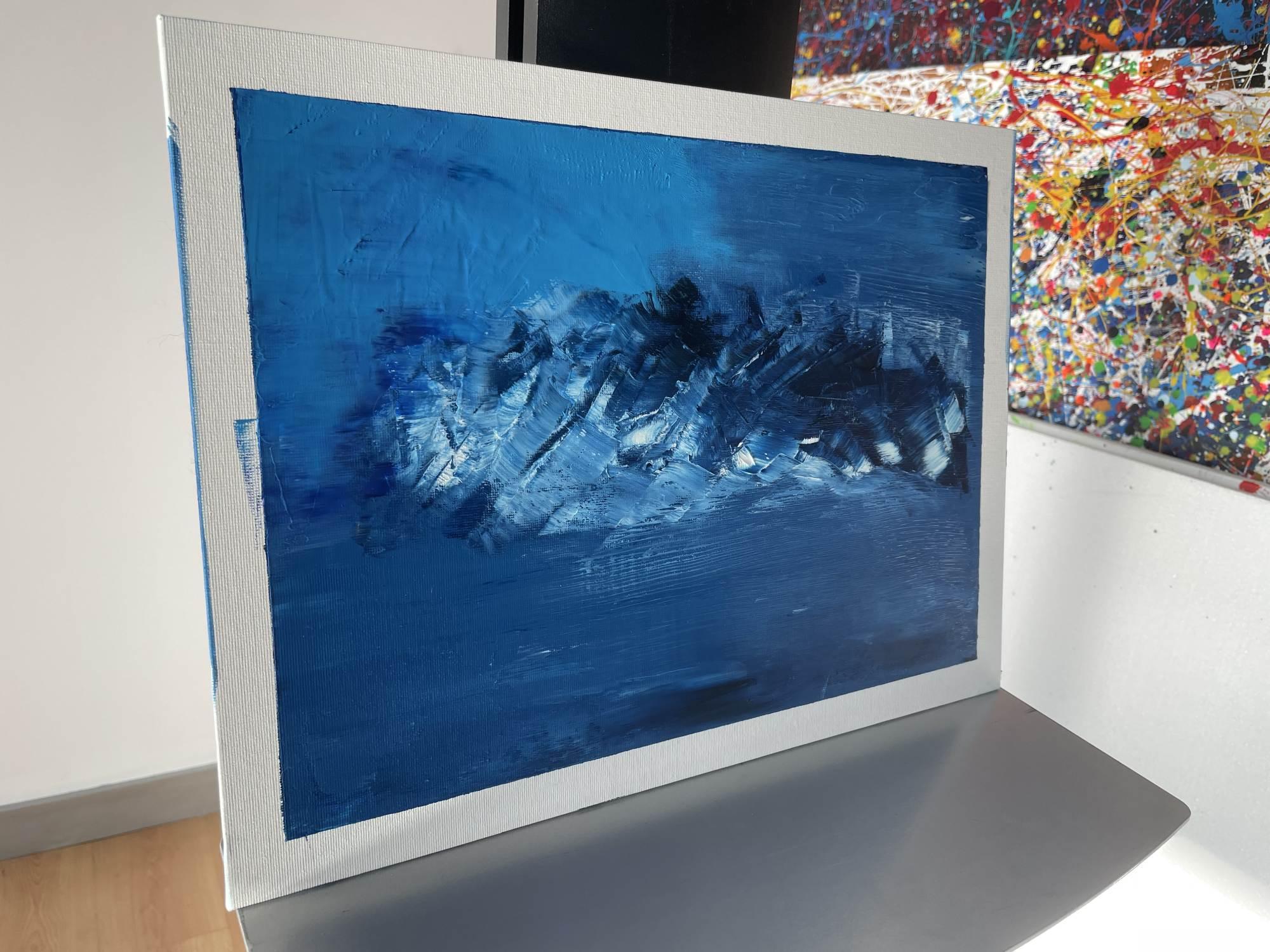 Paesaggio da sogno blu 11 in vendita 1