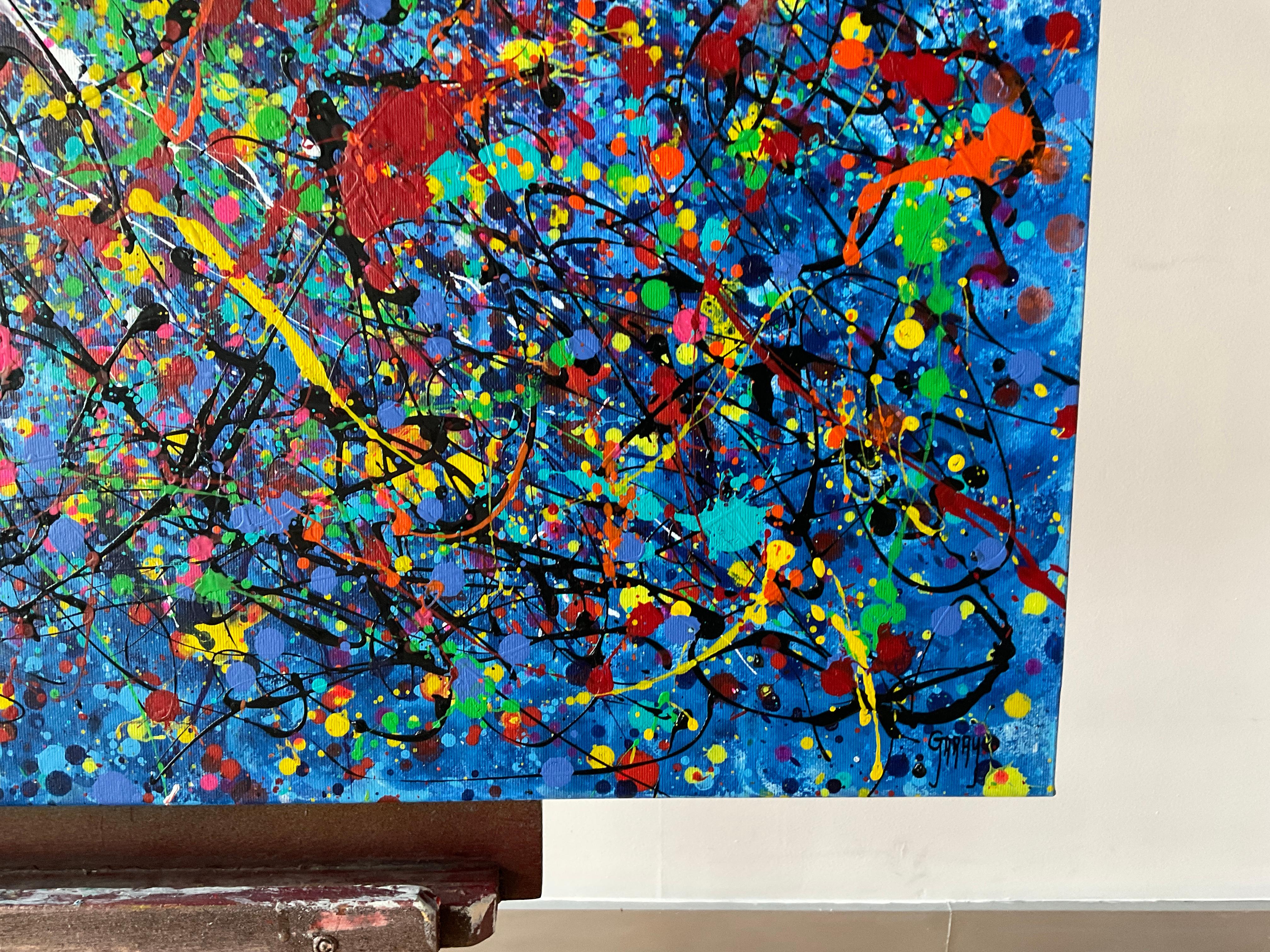 Bleu dans le paysage 01 en vente 7