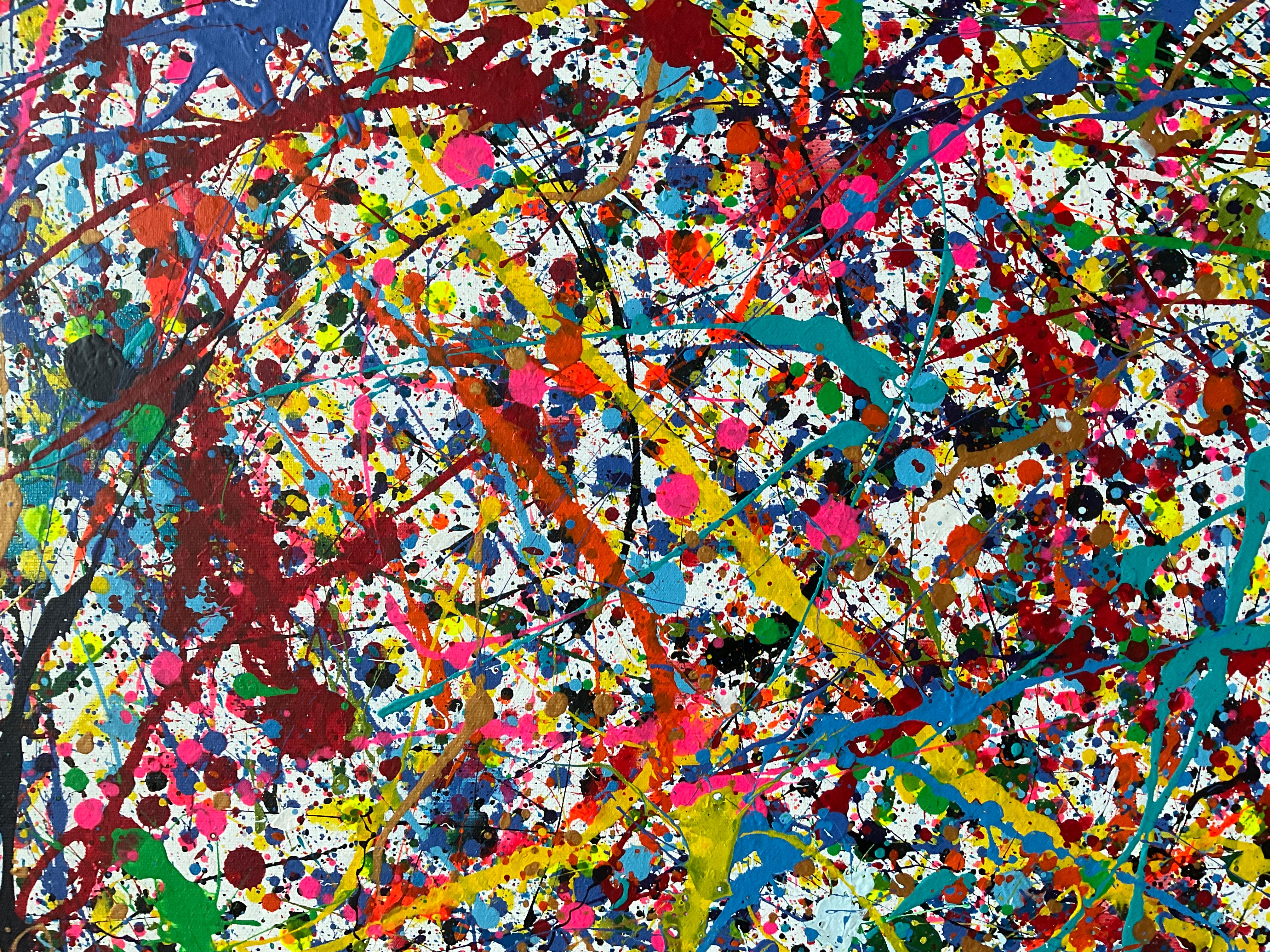 Change of the colors - Abstract Expressionist Painting by Juan Jose Garay