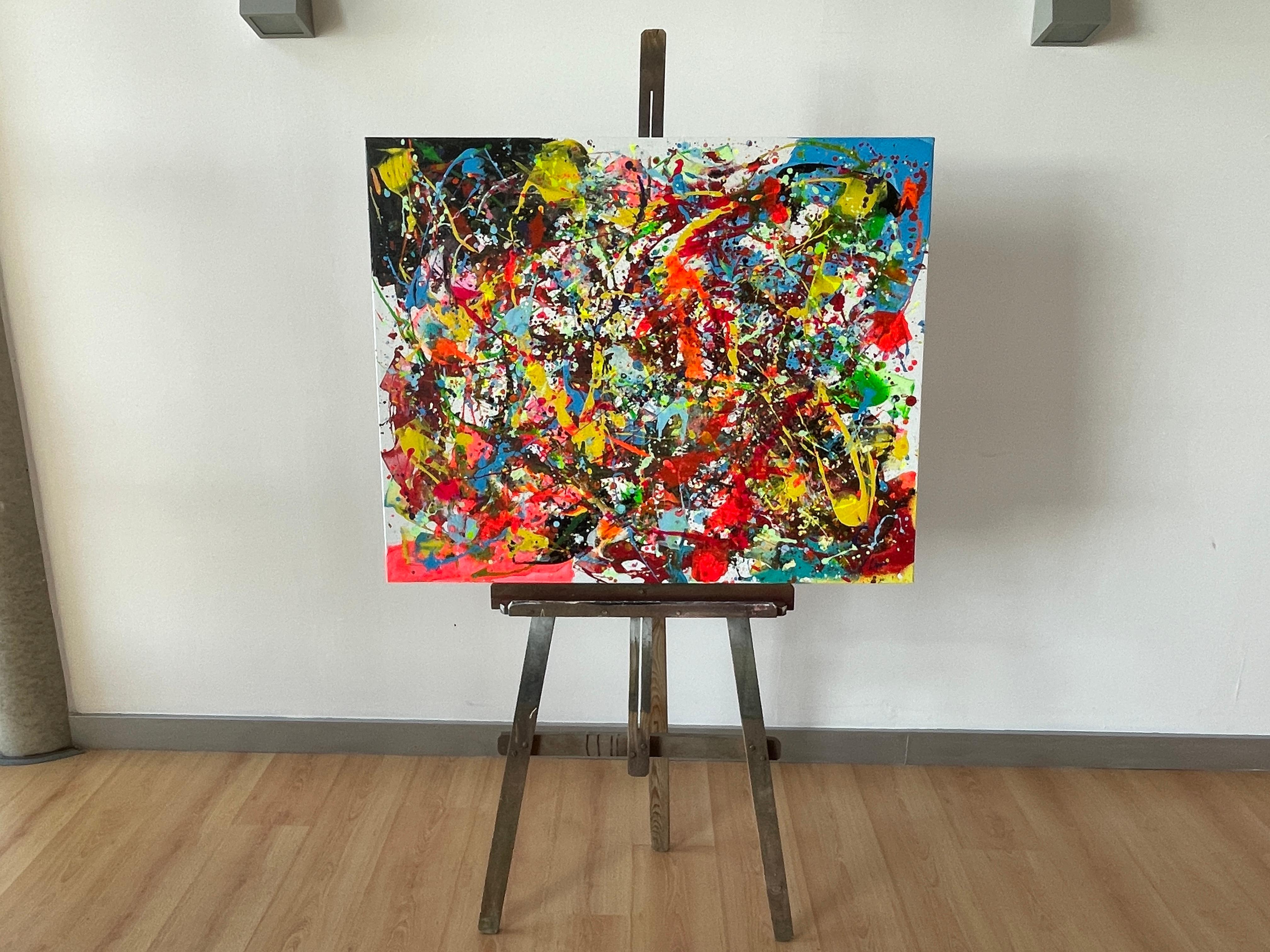 Chromatische Bewegung  01 – Painting von Juan Jose Garay