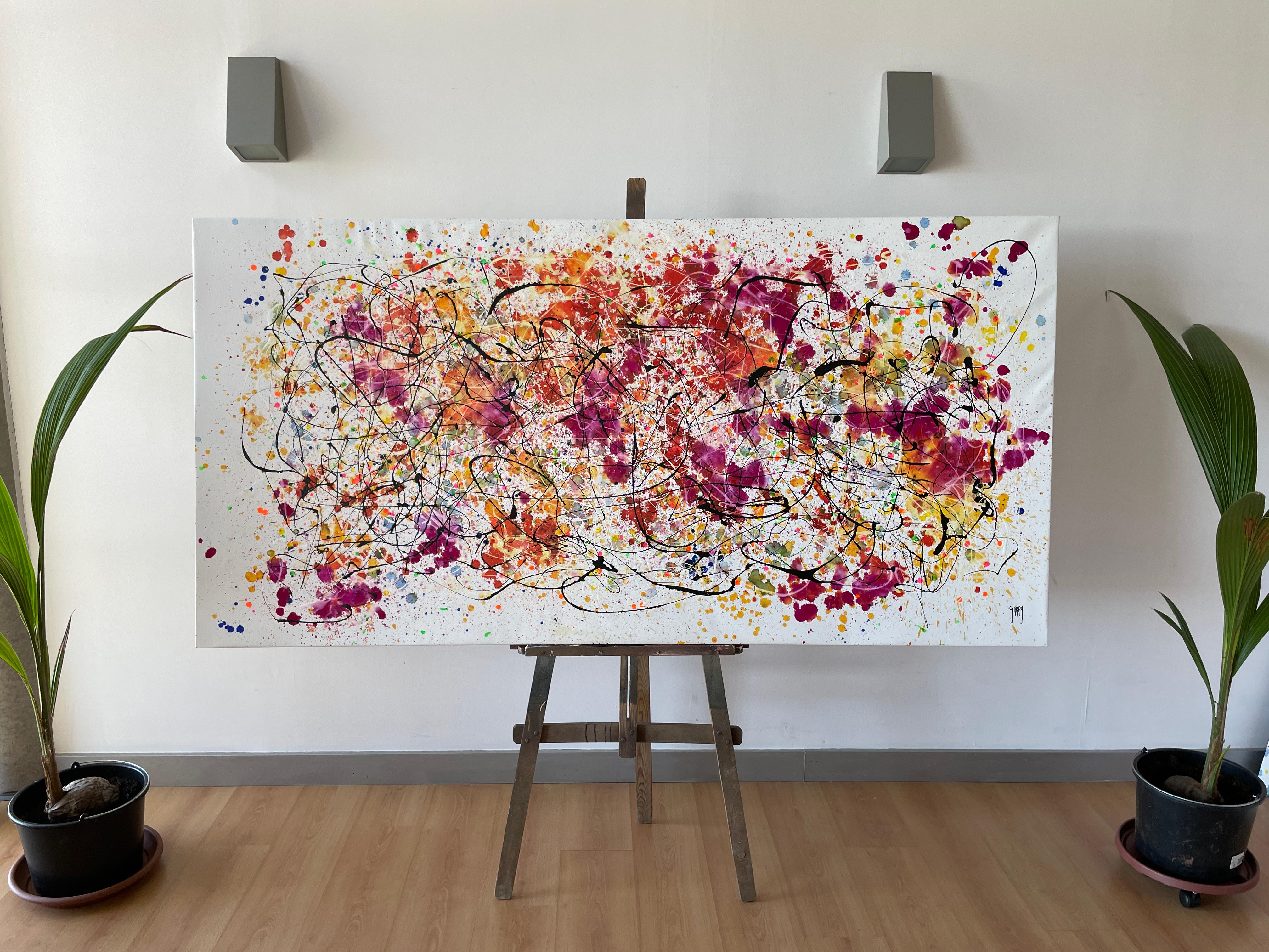 Chromatic Symphony - Painting Expresionismo abstracto de Juan Jose Garay