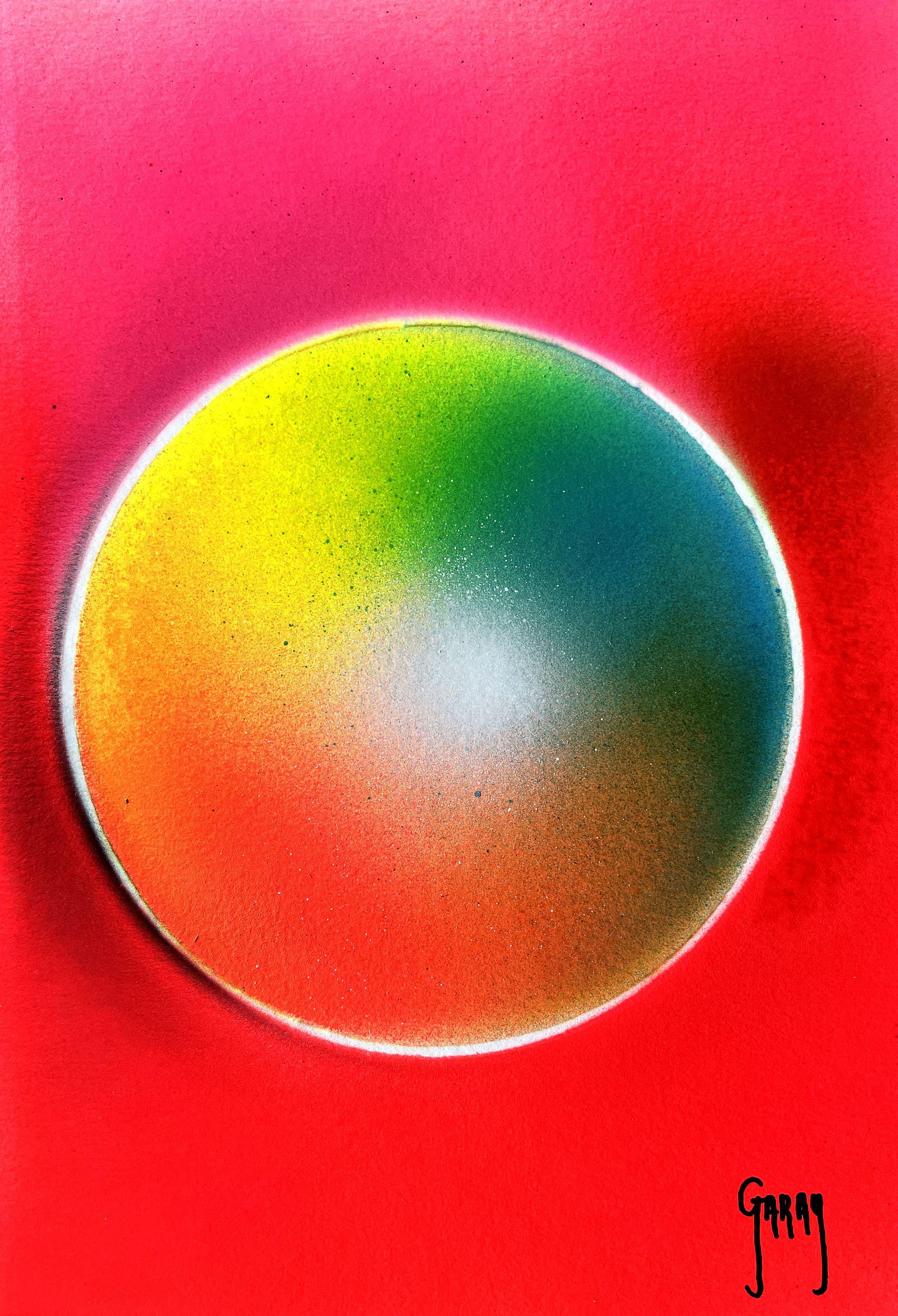 Juan Jose Garay Abstract Painting – Kreis 04