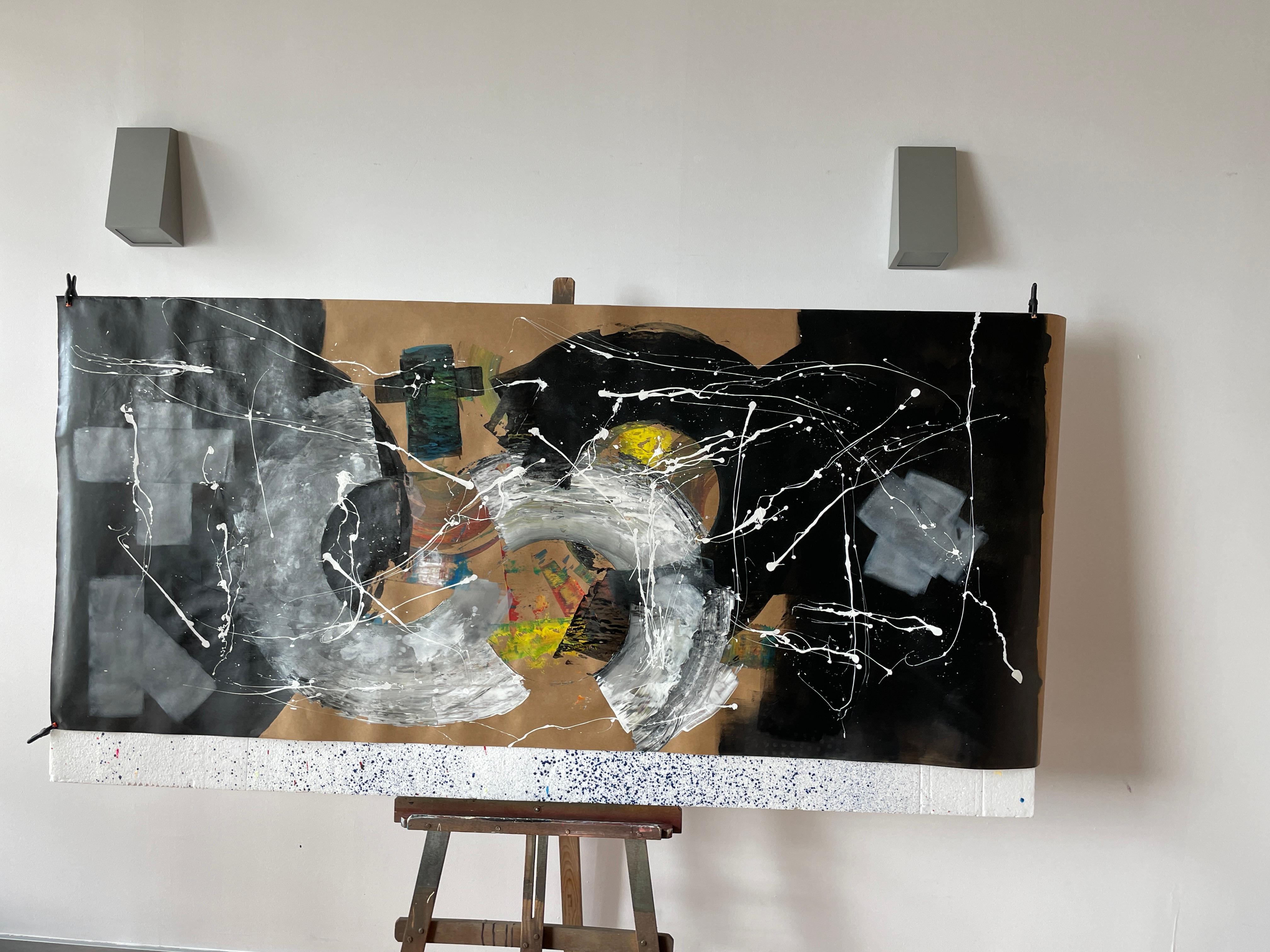 SINFONIA CIRCOLARE CB02 - Painting Espressionismo astratto di Juan Jose Garay