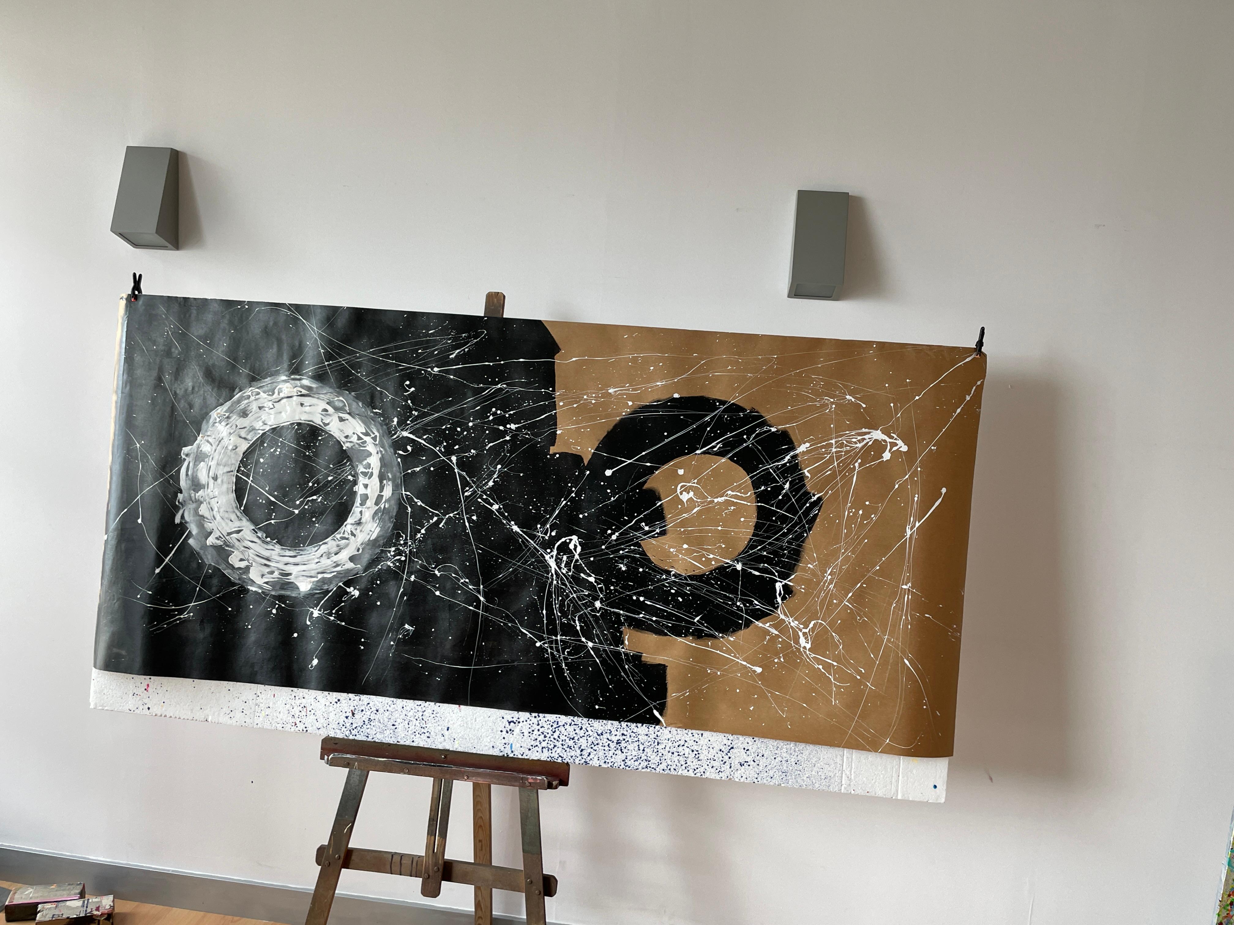 SINFONIA CIRCOLARE CB04 - Painting Espressionismo astratto di Juan Jose Garay
