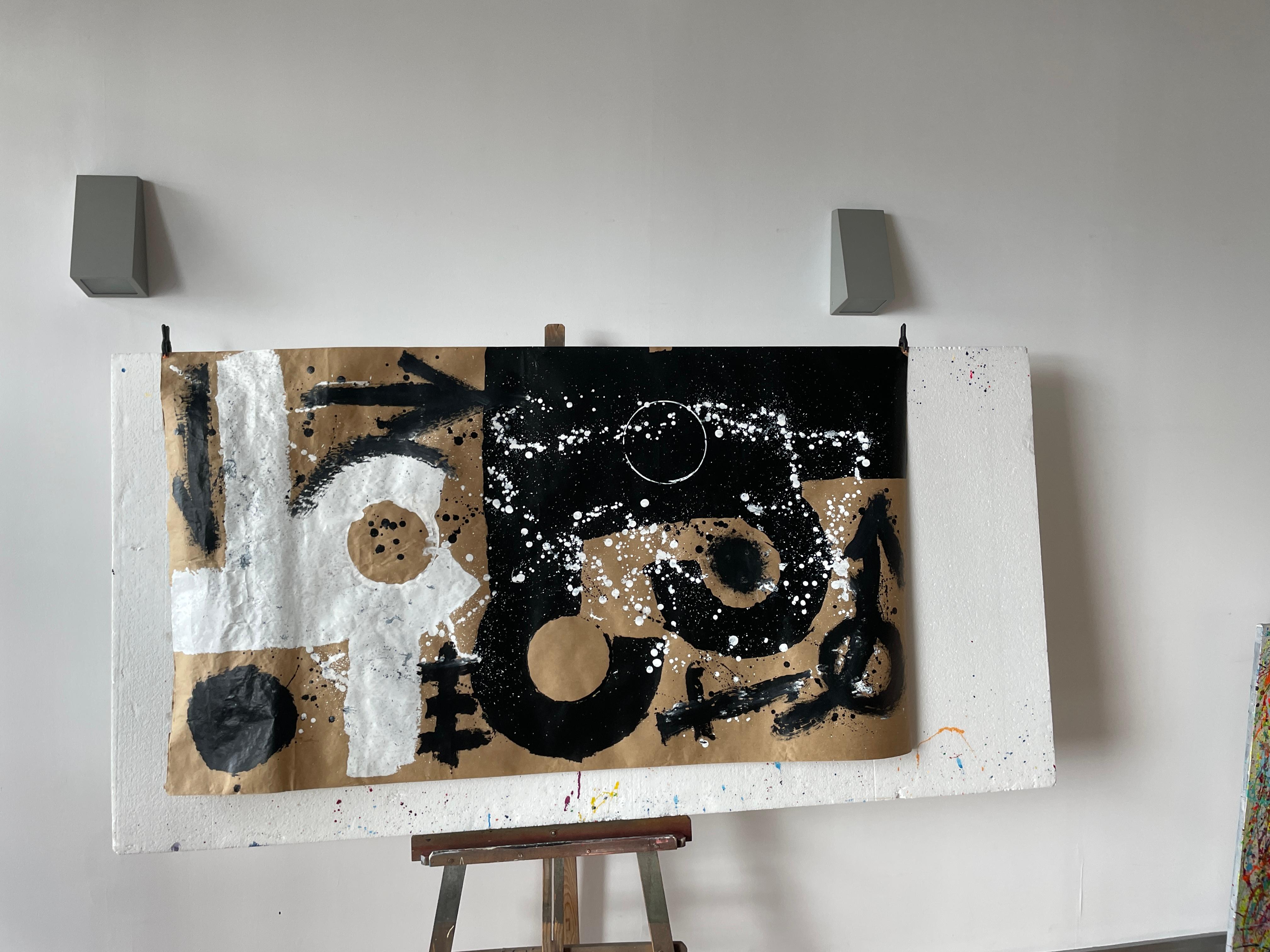SINFONIA CIRCOLARE CB07 - Painting Espressionismo astratto di Juan Jose Garay