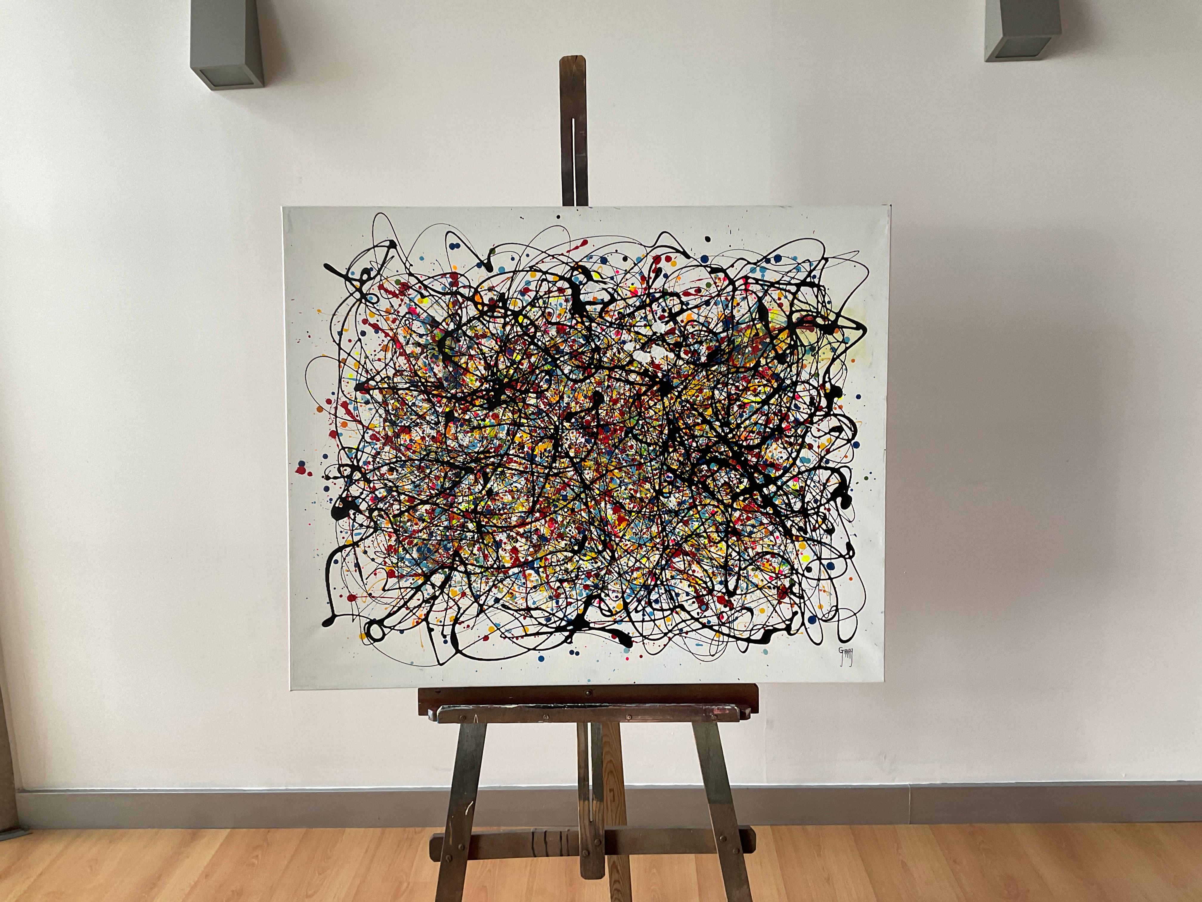 Color en negro - Painting de Juan Jose Garay