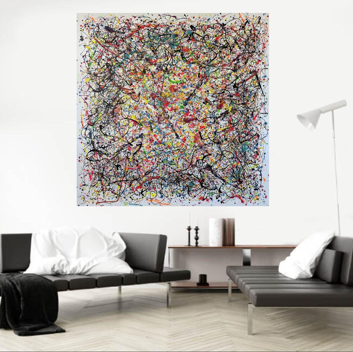Cosmic Explosion in Black For Sale 3