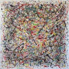 Explosión cósmica en negro