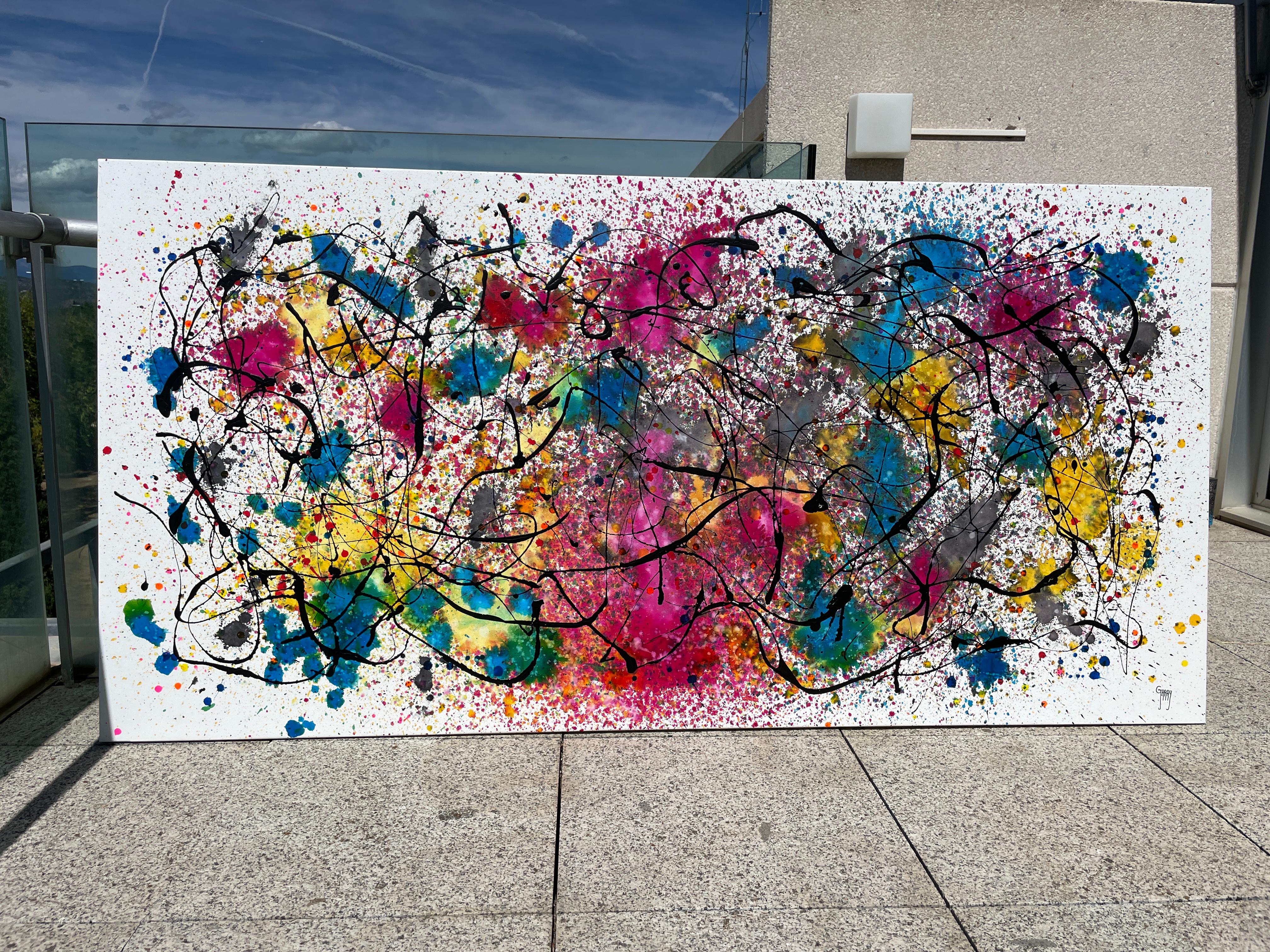 Tanz des Zufalls – Painting von Juan Jose Garay
