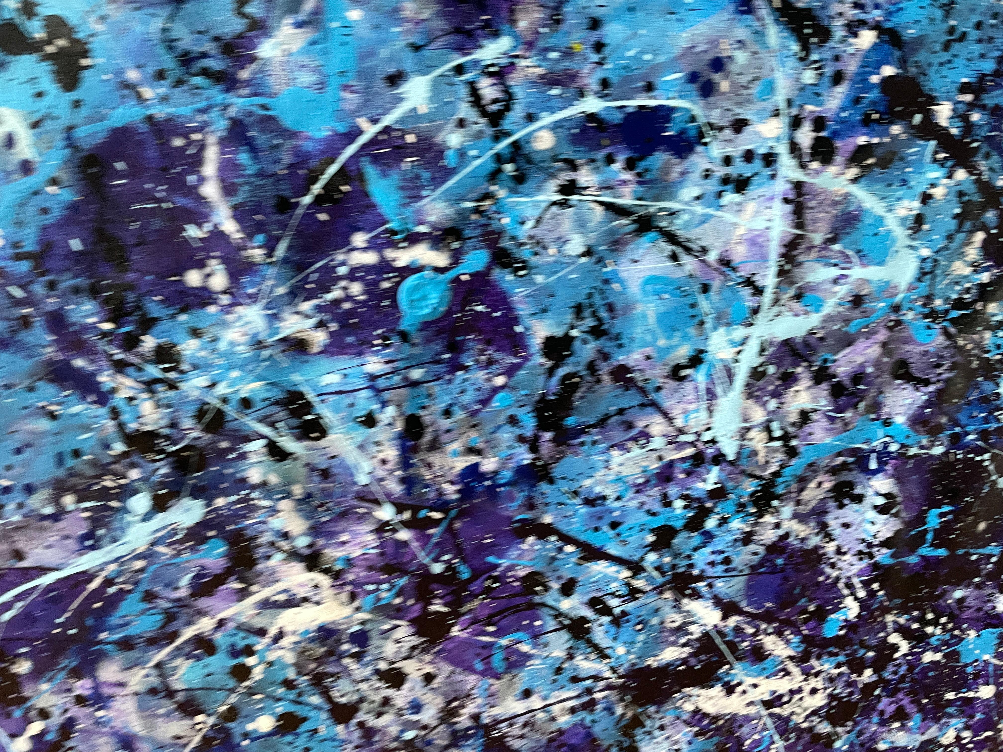 Diptych-Cascades of Eternal Blue For Sale 6