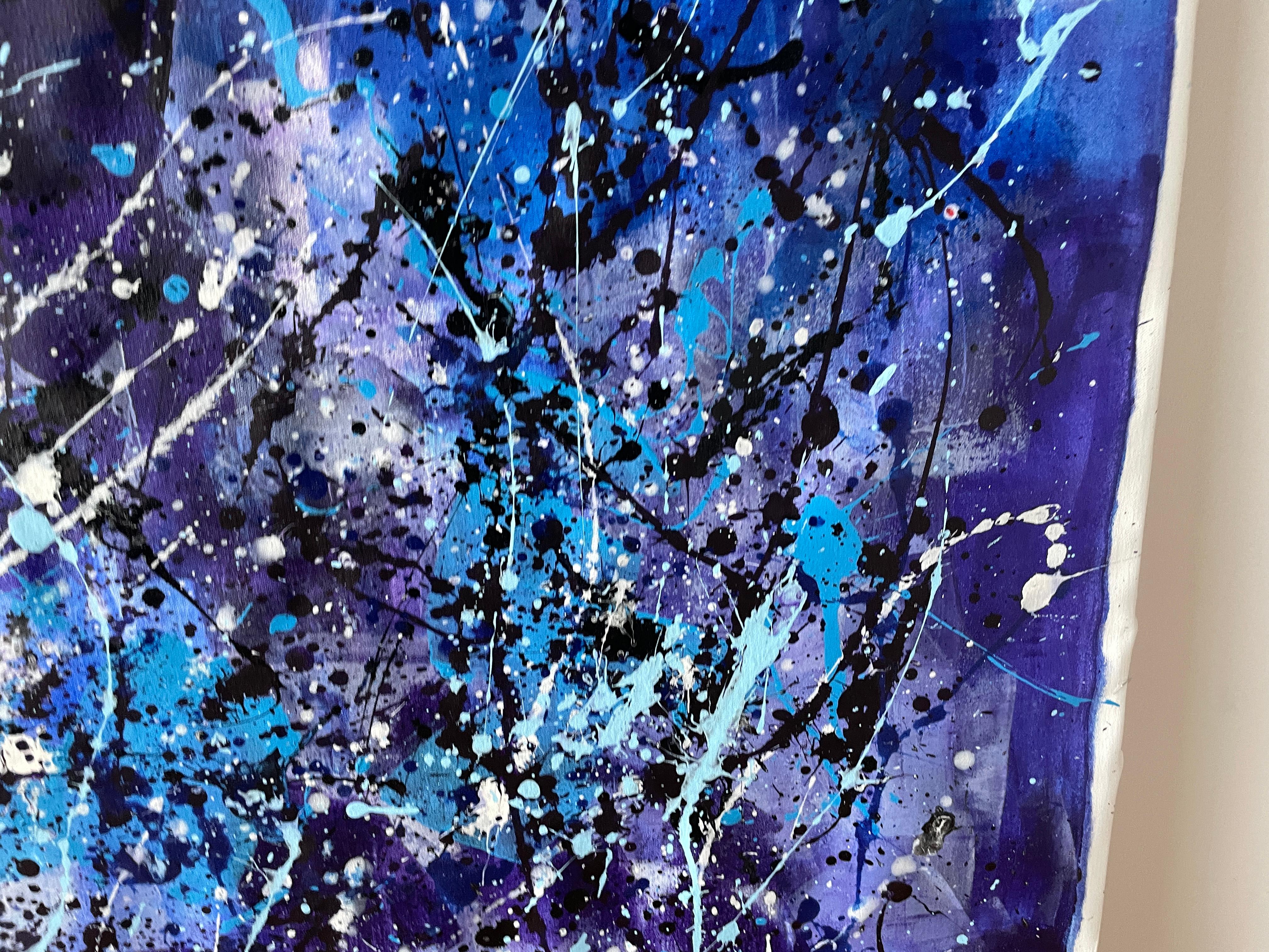 Diptych-Cascades of Eternal Blue For Sale 10