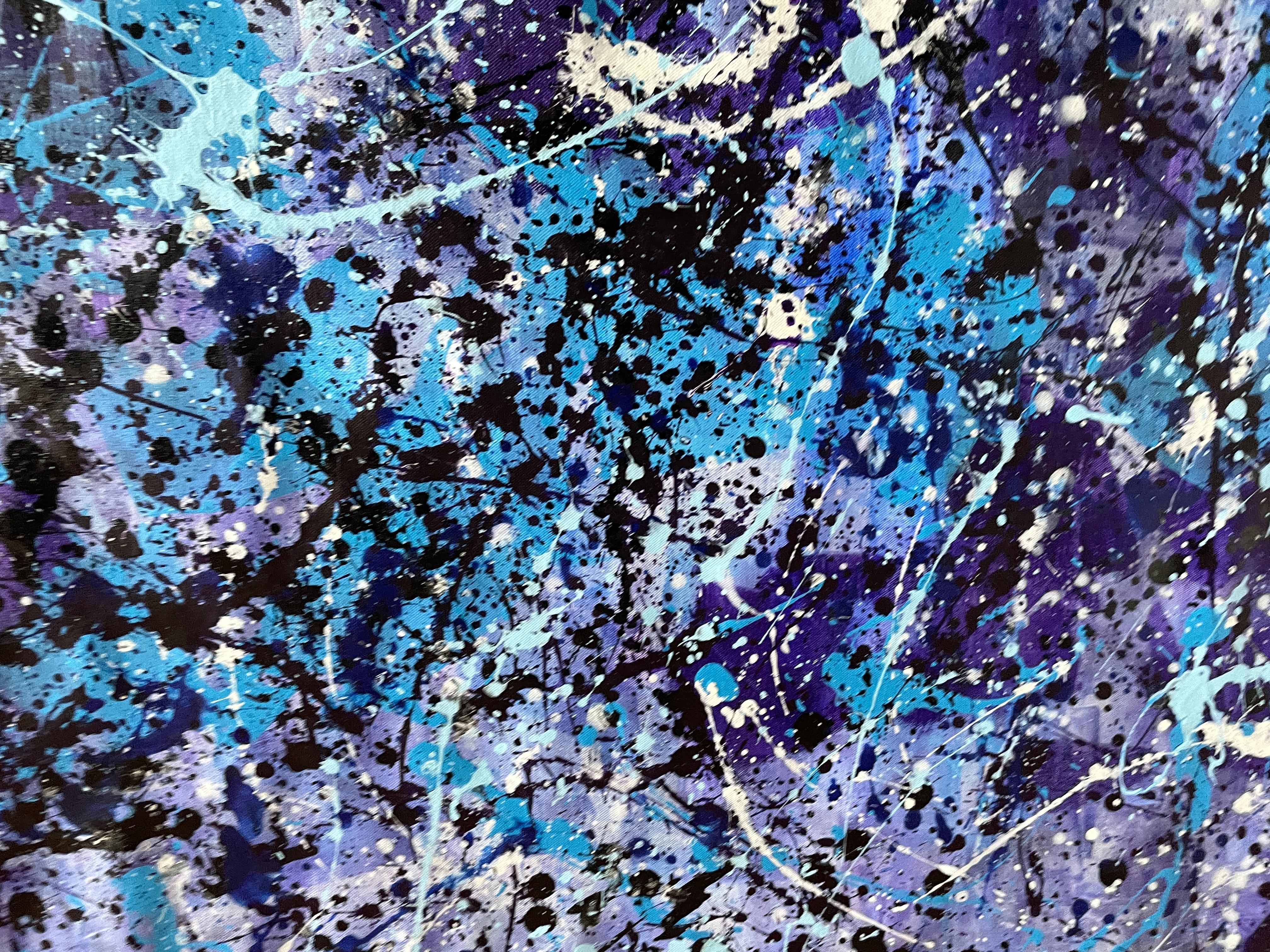 Diptych-Cascades of Eternal Blue For Sale 12