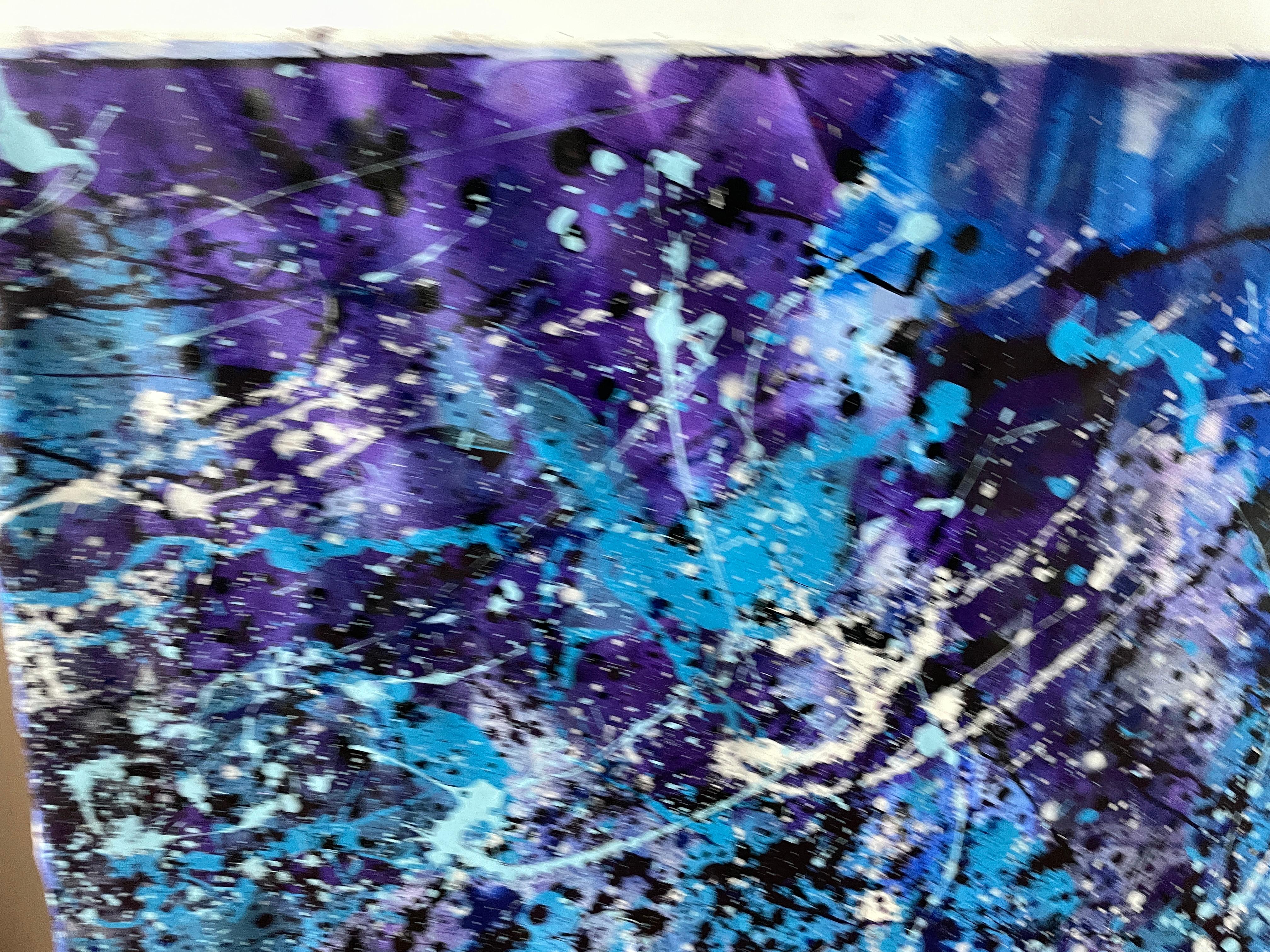 Diptych-Cascades of Eternal Blue For Sale 3