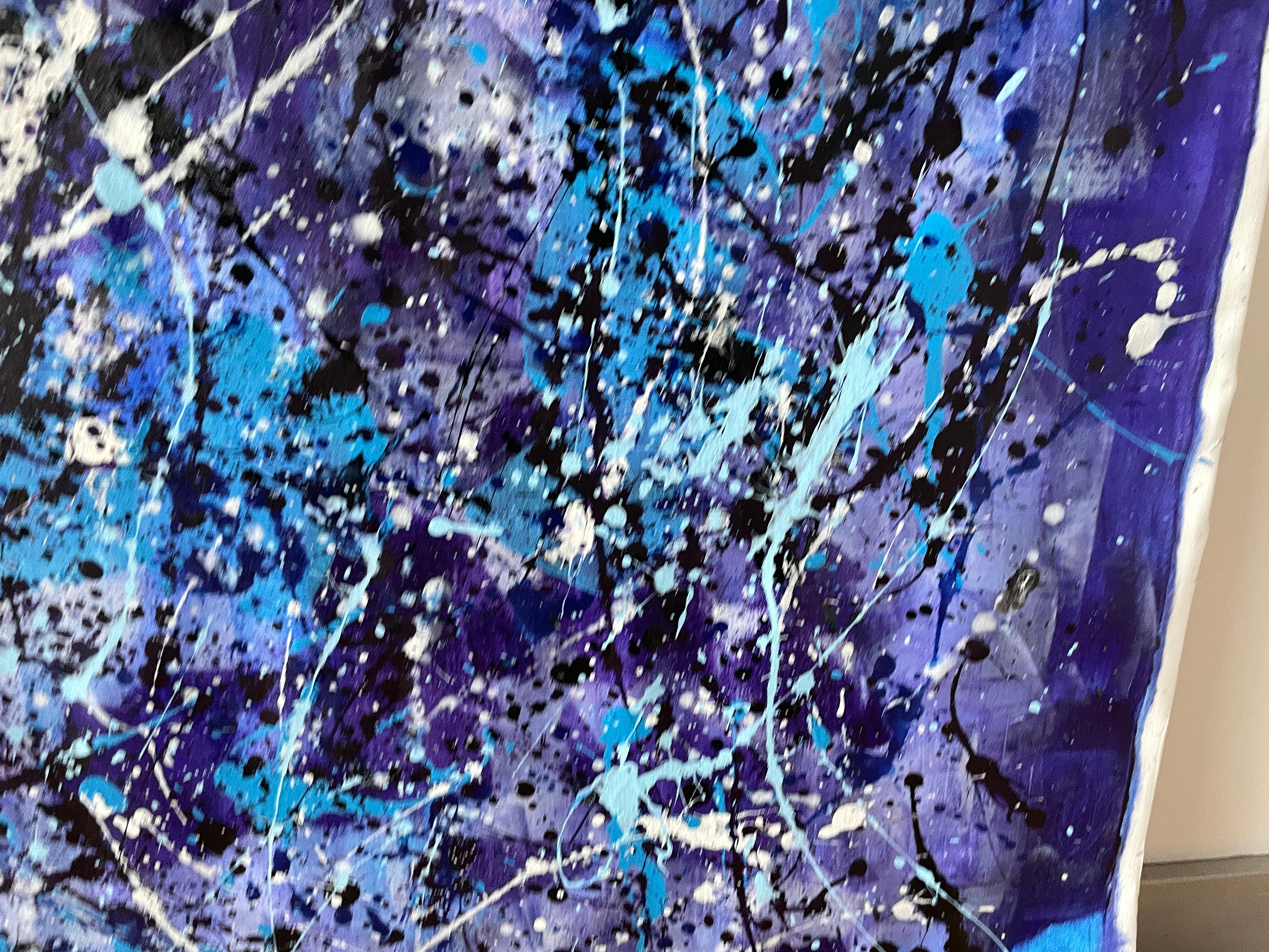Diptych-Cascades of Eternal Blue For Sale 4