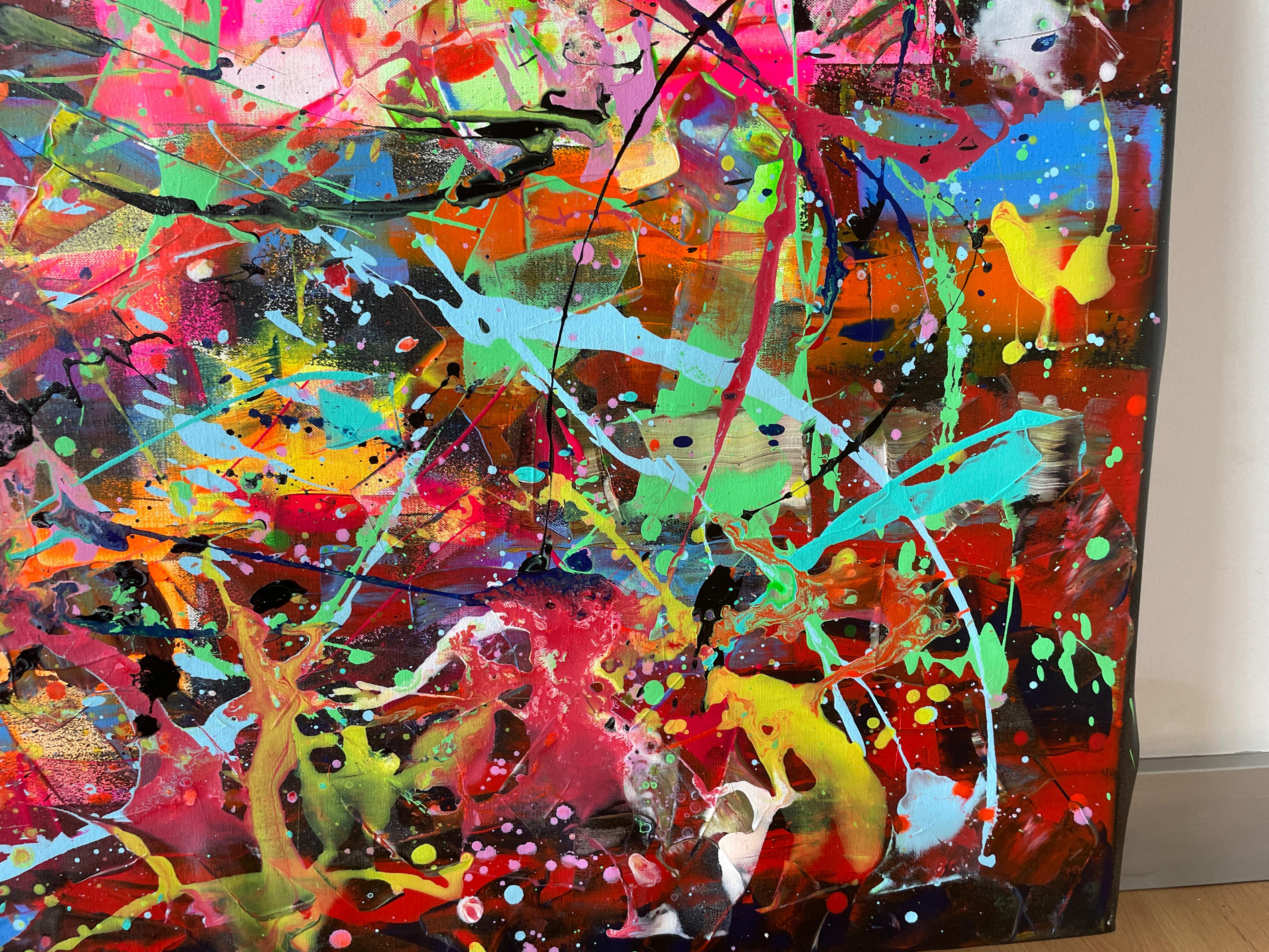 Diptych-Columinescence in Chromatic Fusion For Sale 13