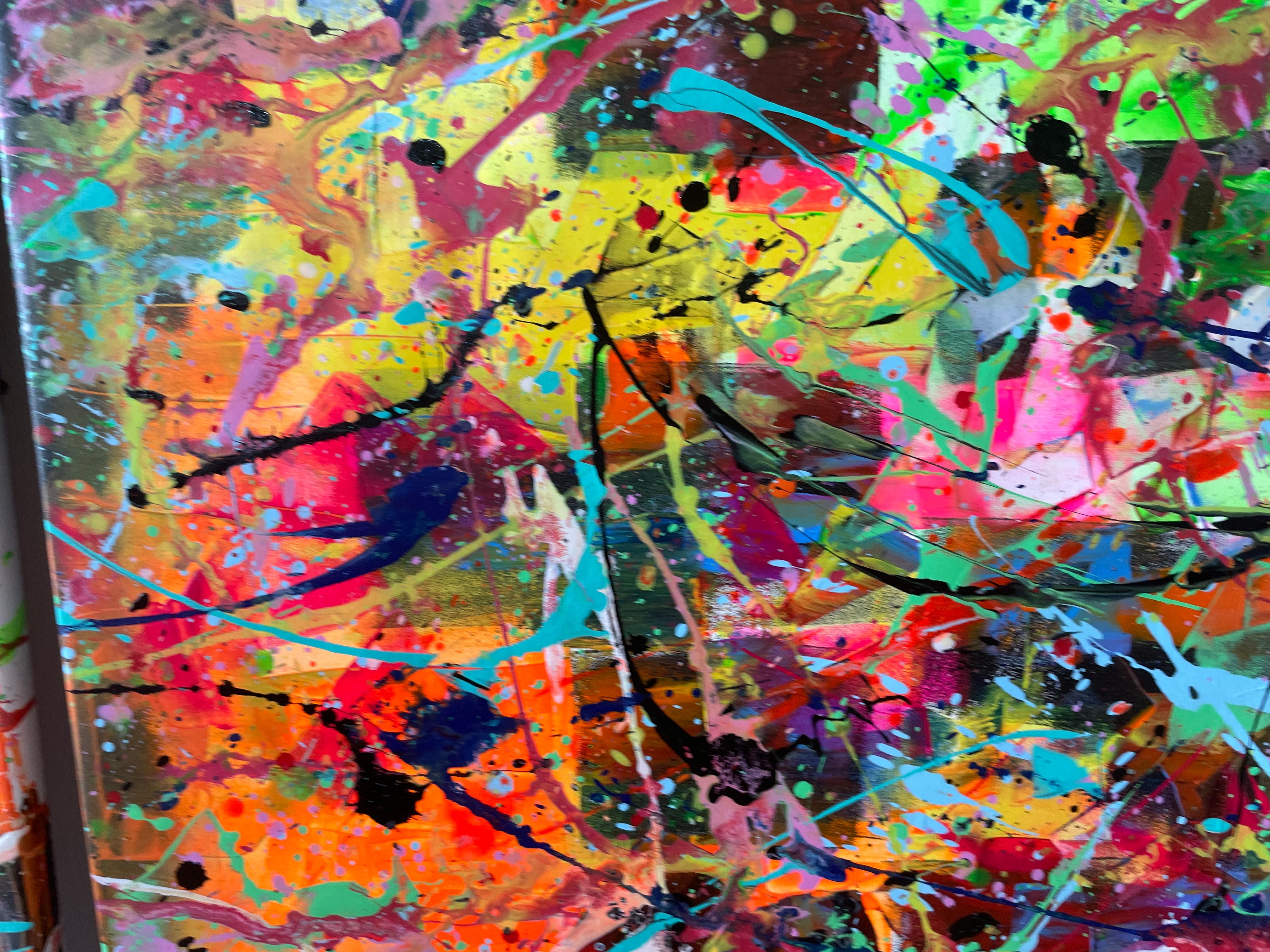Diptych-Columinescence in Chromatic Fusion For Sale 14