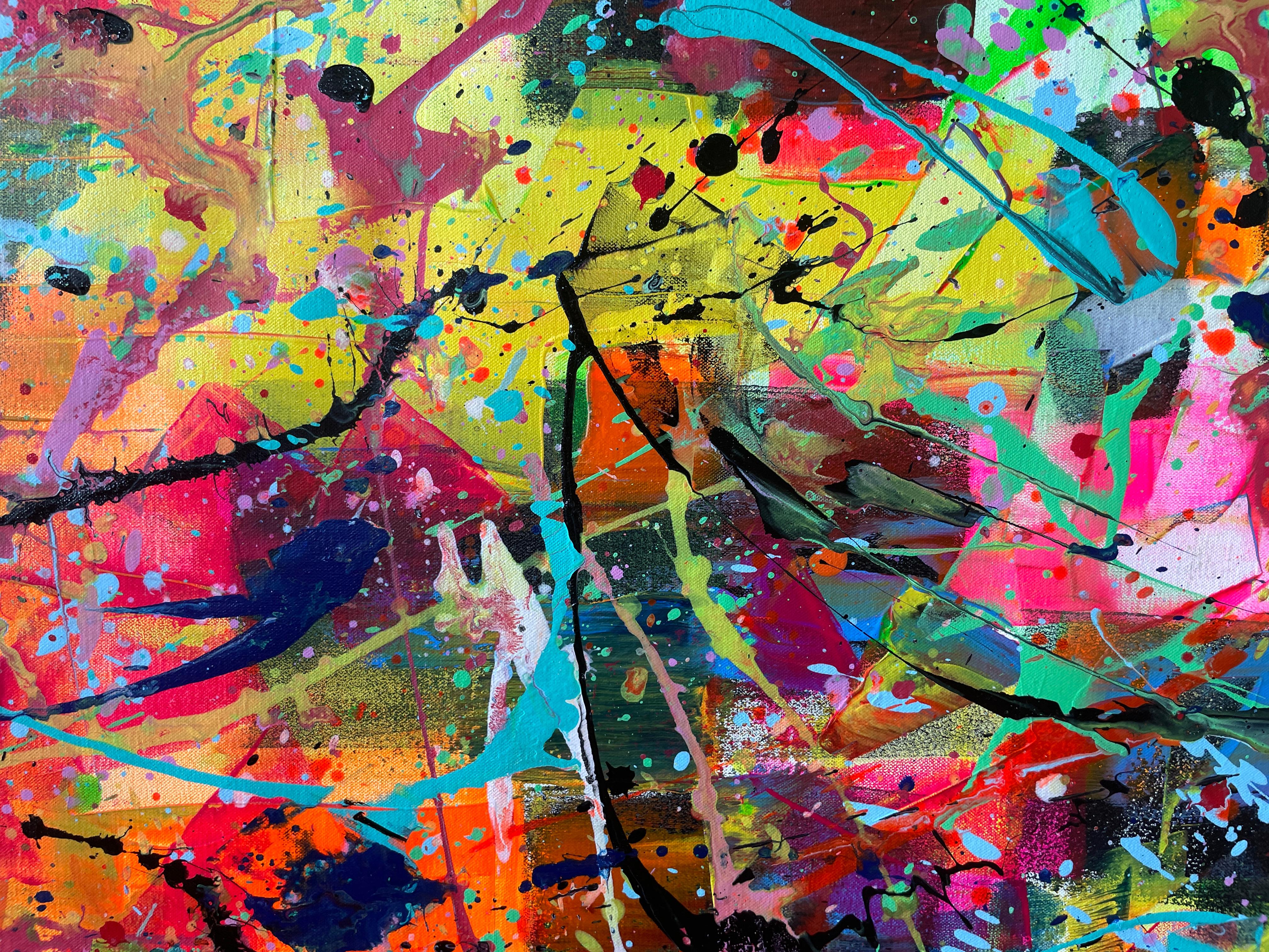 Diptych-Columinescence in Chromatic Fusion For Sale 15