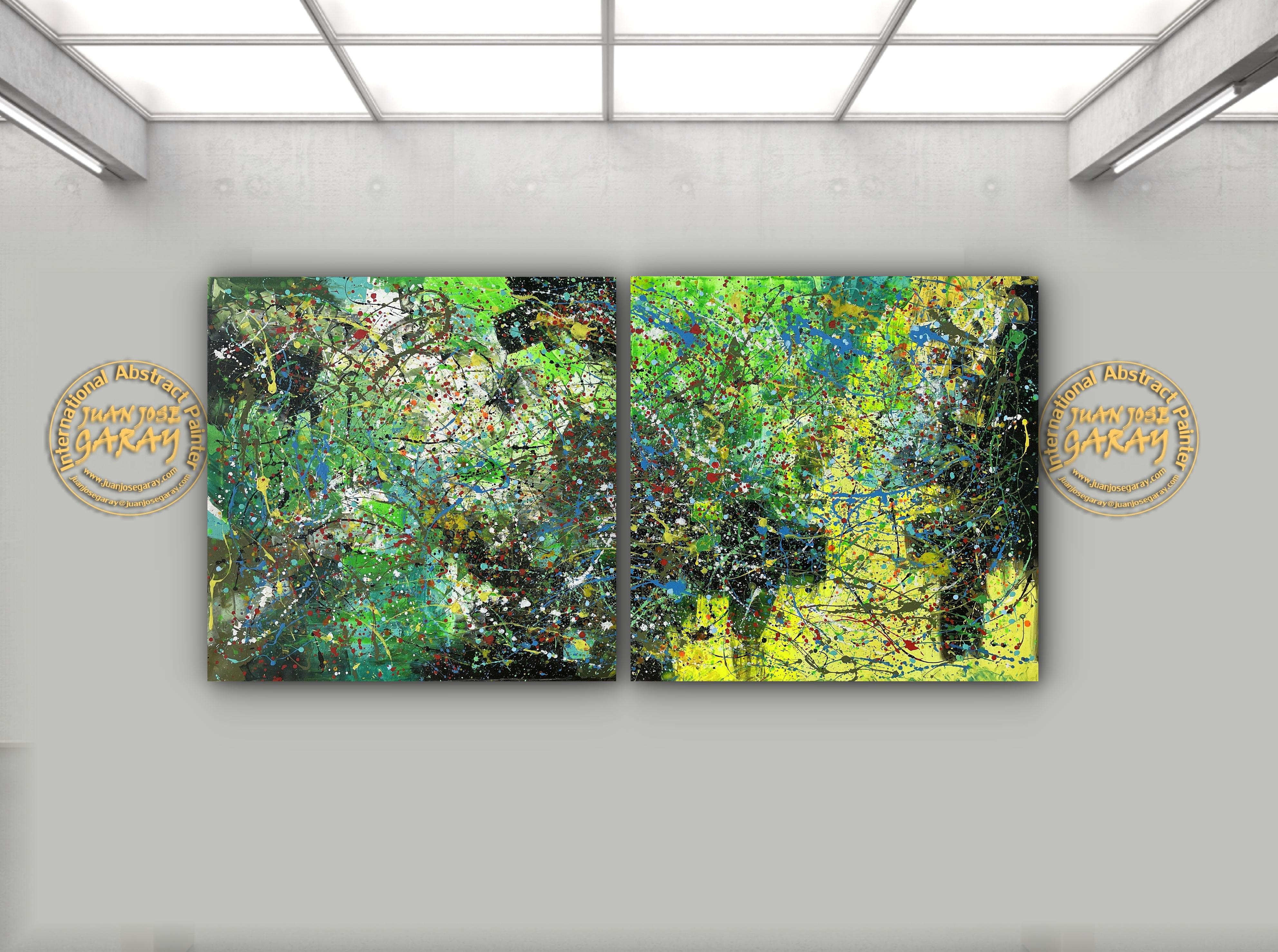 Diptych-Emerald Ethereal For Sale 13