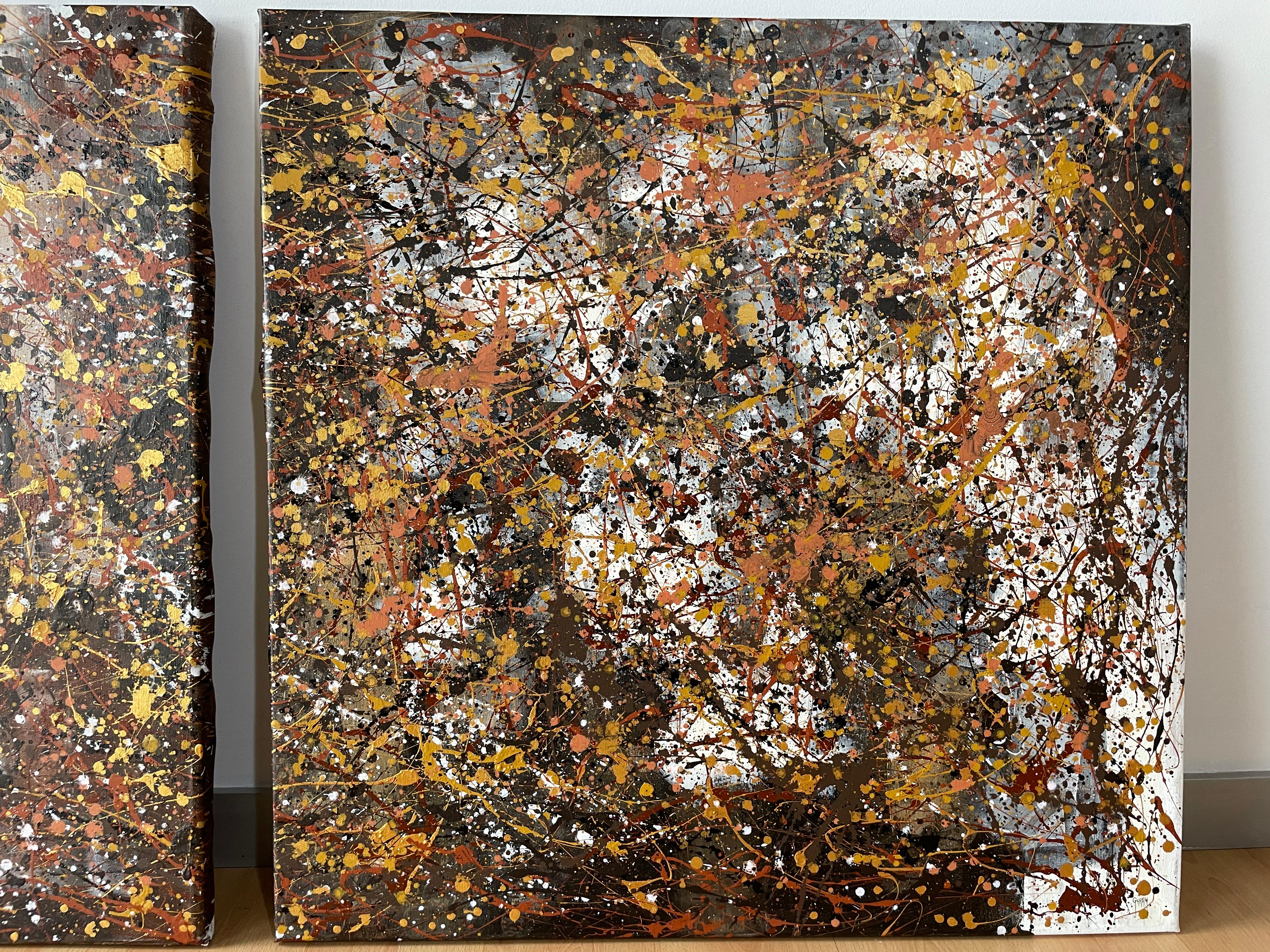 Diptych-Sunrise in the Savannah For Sale 5