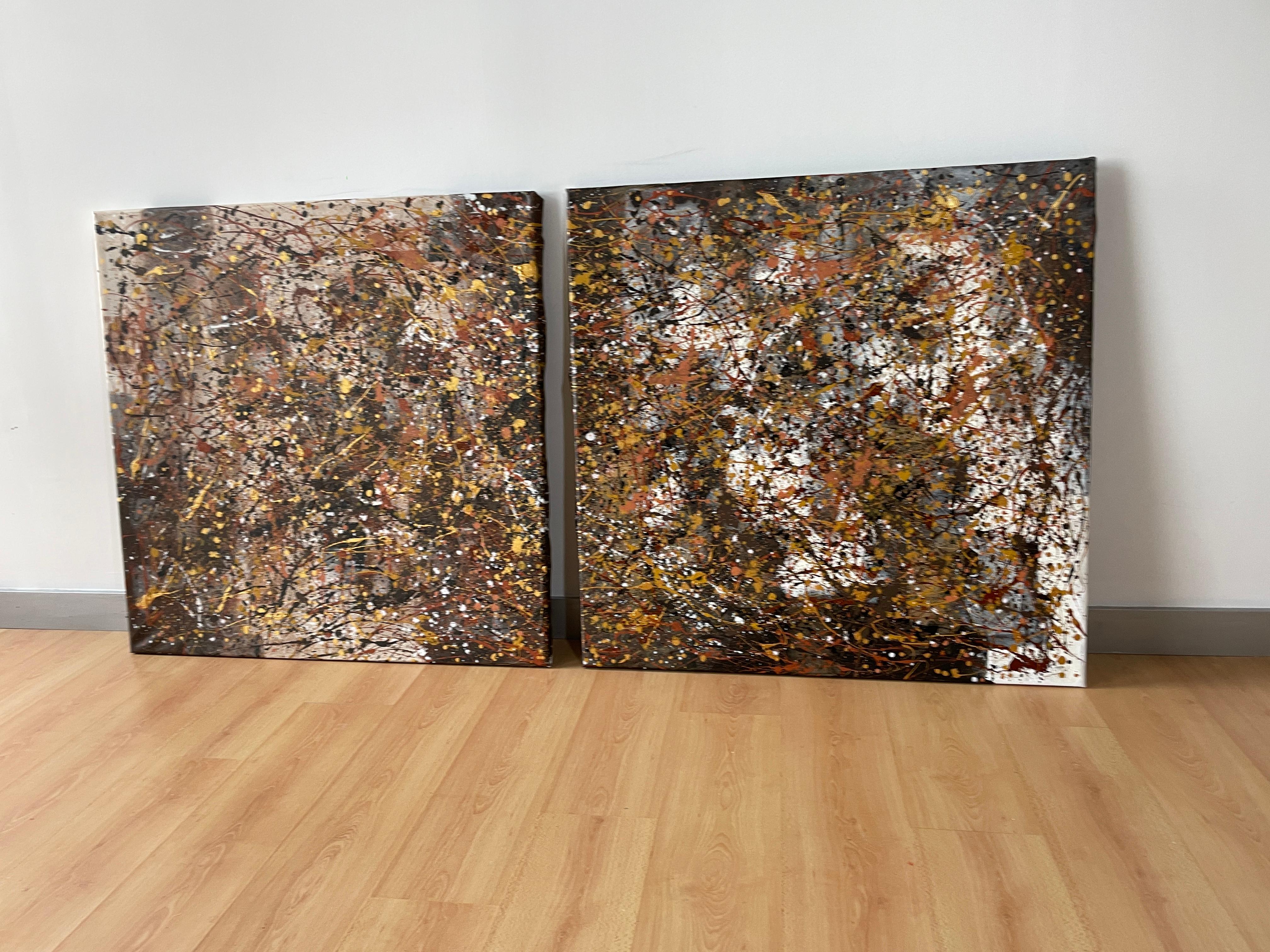 Diptych-Sunrise in the Savannah For Sale 2