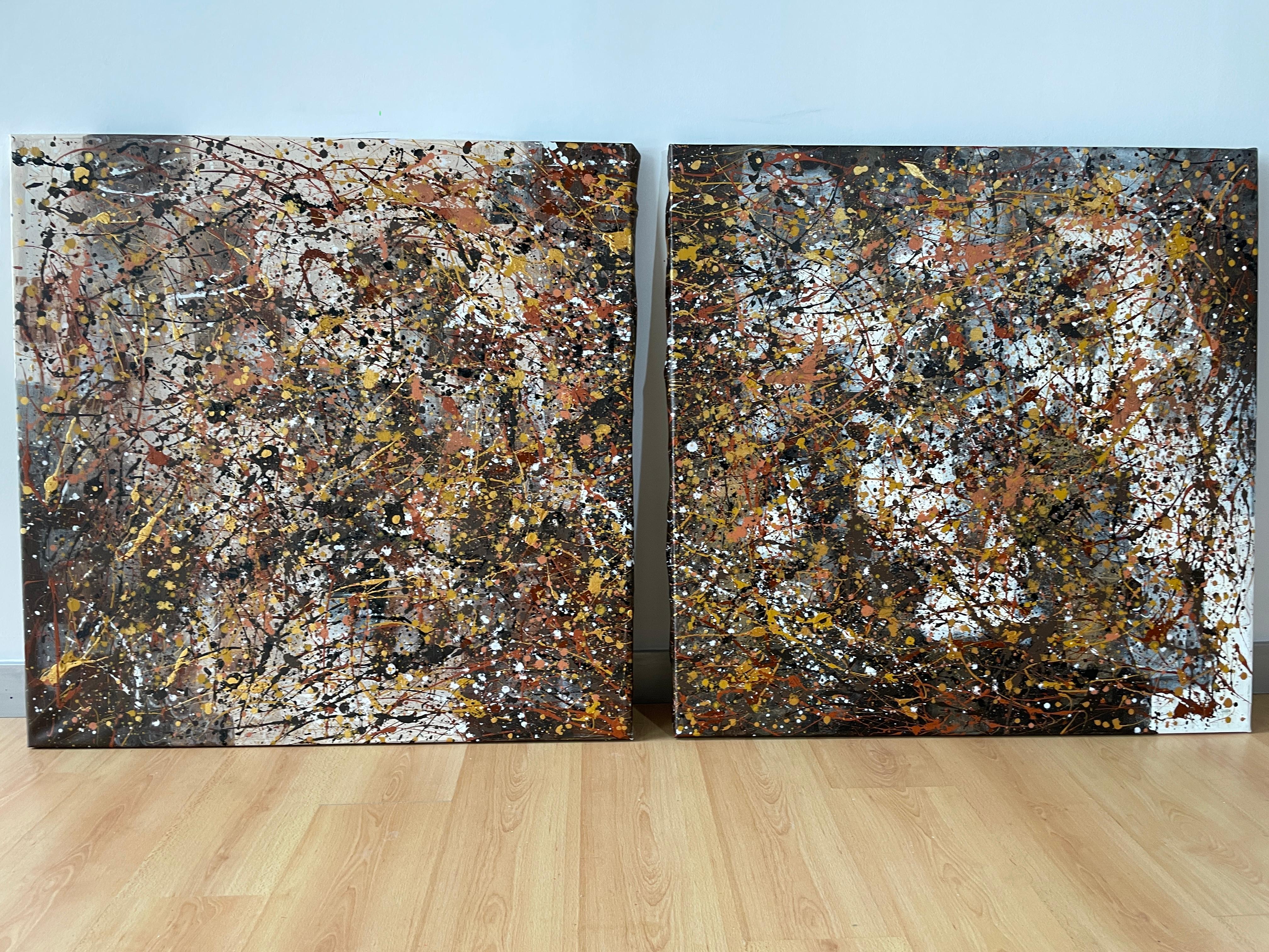 Diptych-Sunrise in the Savannah For Sale 3