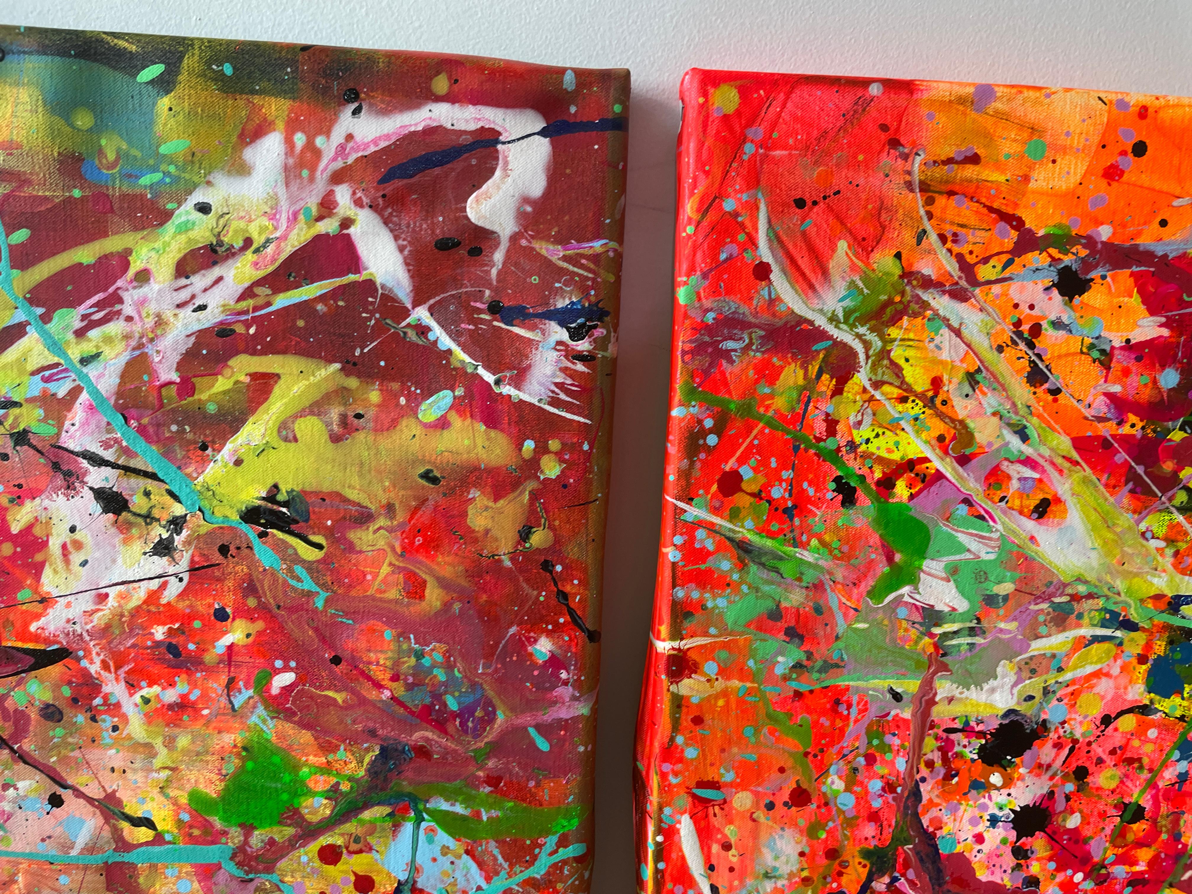 Diptych-Vibrant Eclipse For Sale 5