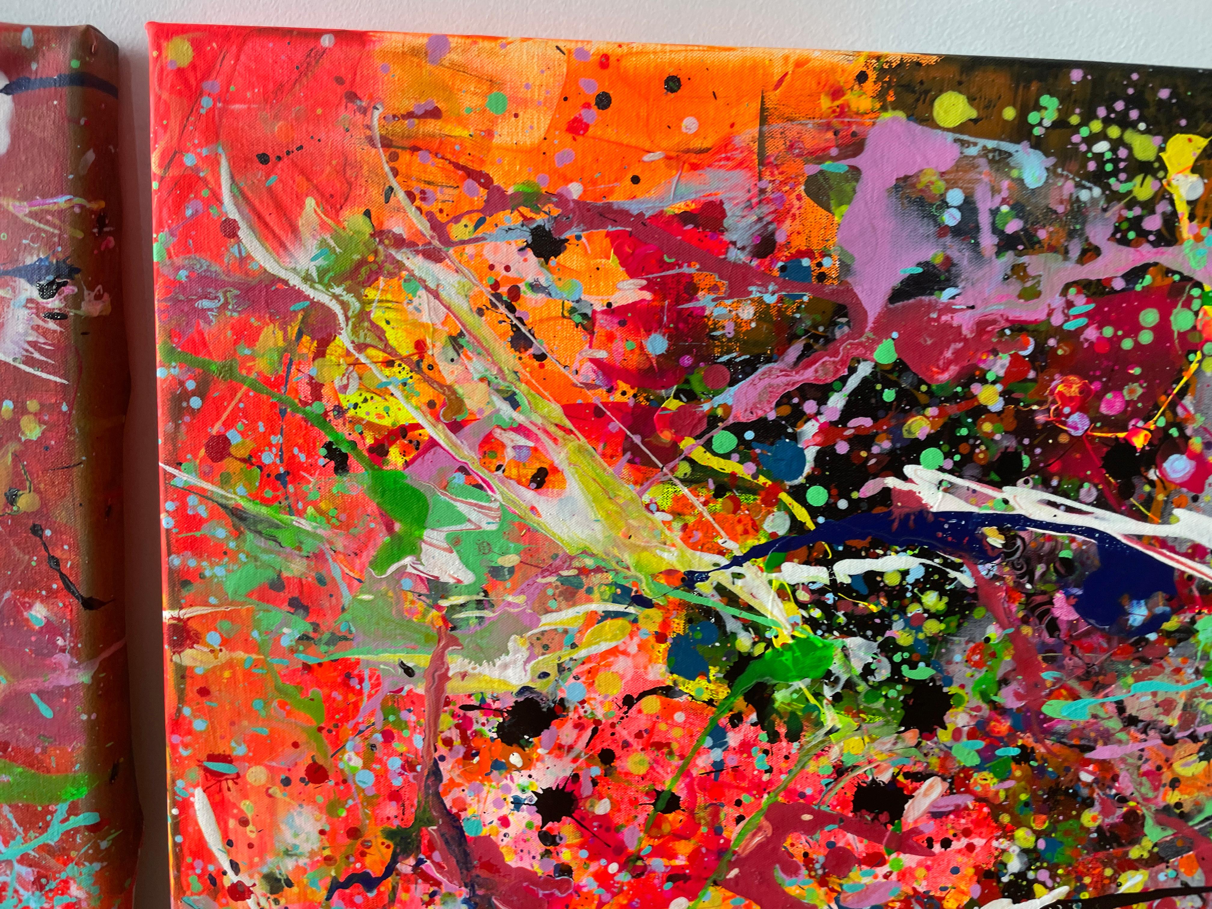 Diptych-Vibrant Eclipse For Sale 4