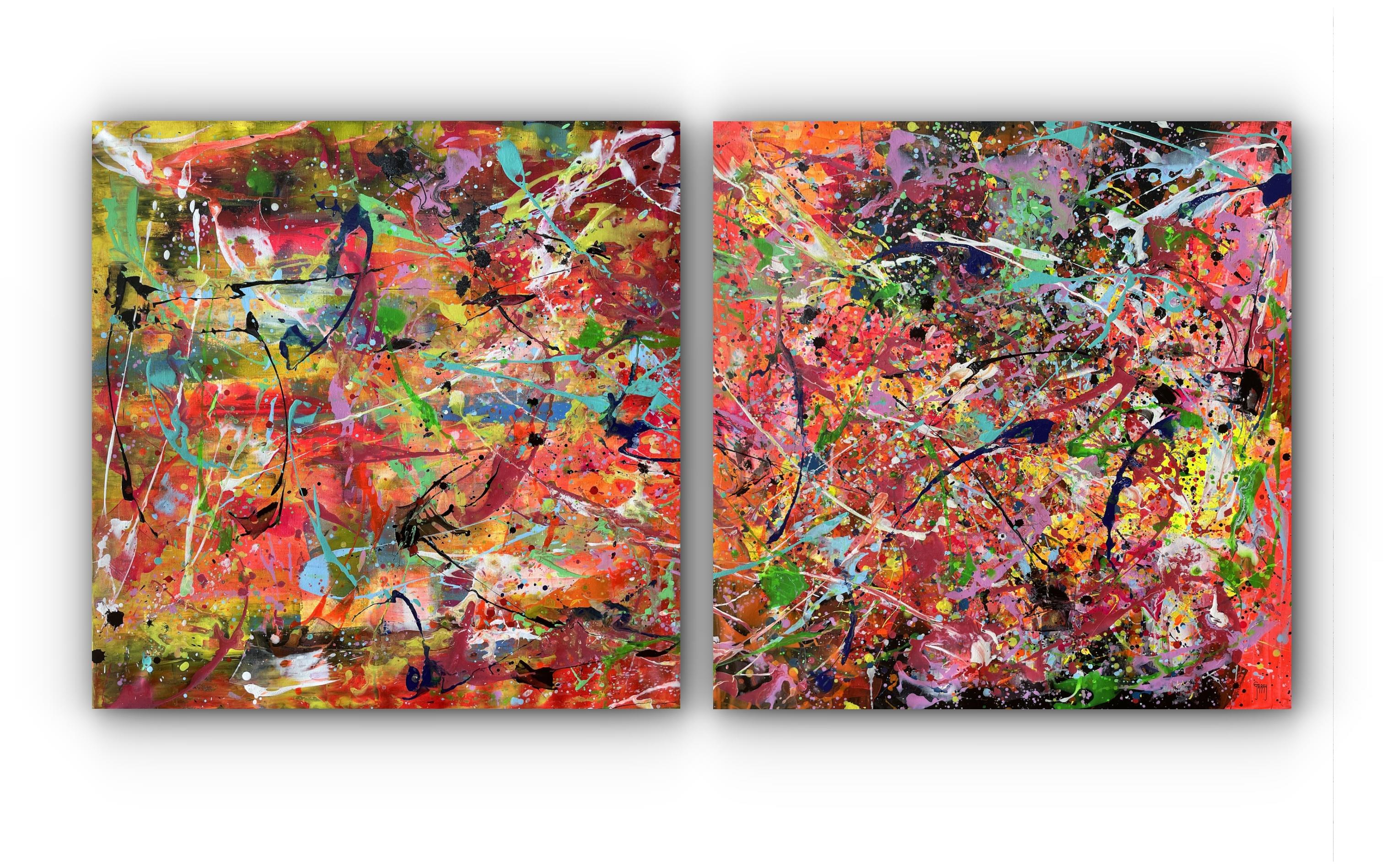 Diptych-Vibrant Eclipse
