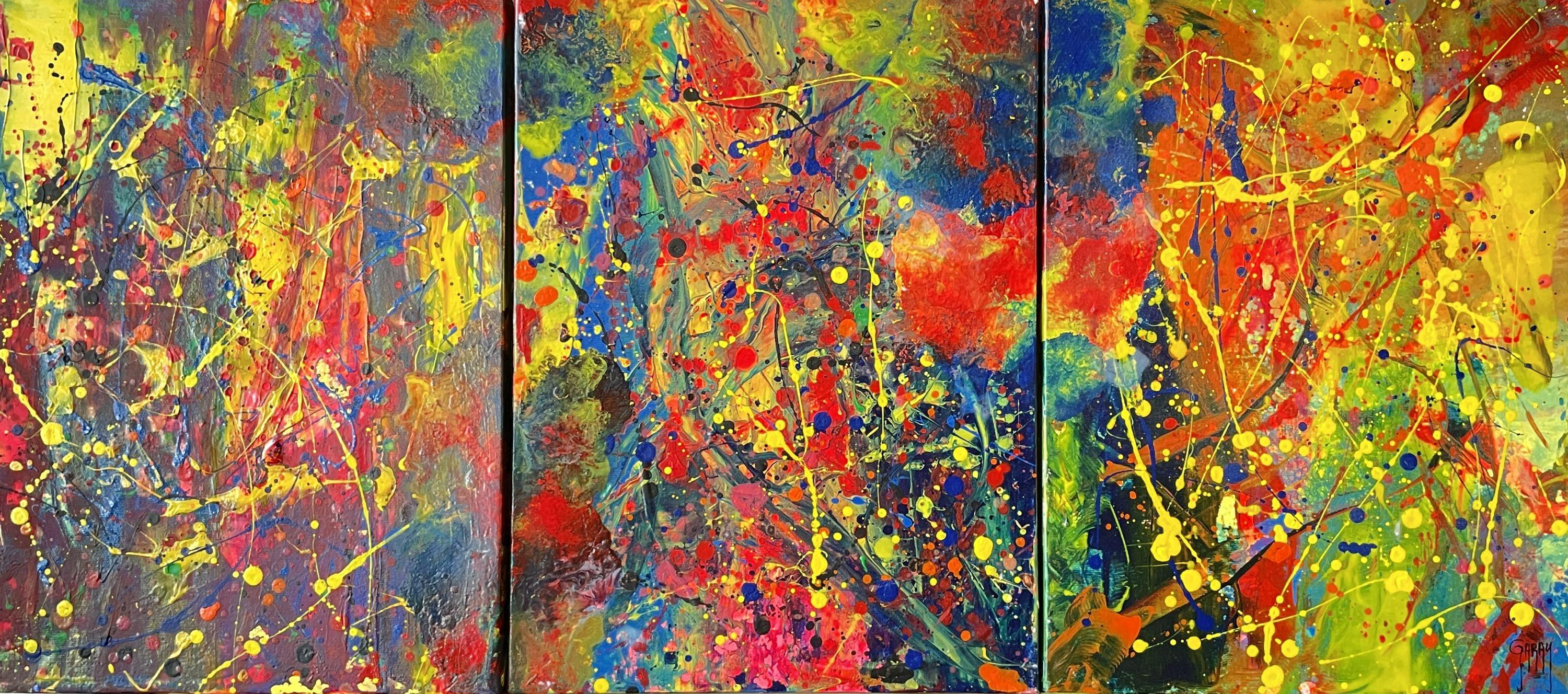 Interior Painting de Juan Jose Garay - Tríptico de la Paz Ecos del Tiempo
